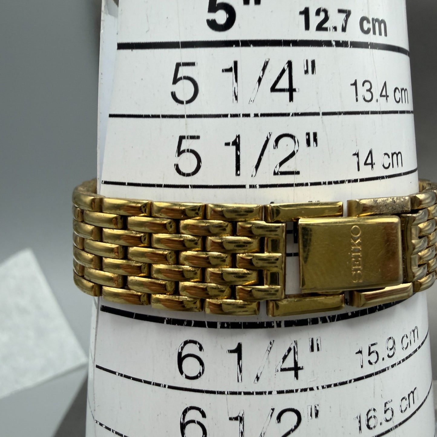 Seiko Watch Women 24mm Champagne Dial Gold Tone Round V701-1781 New Battery VTG10