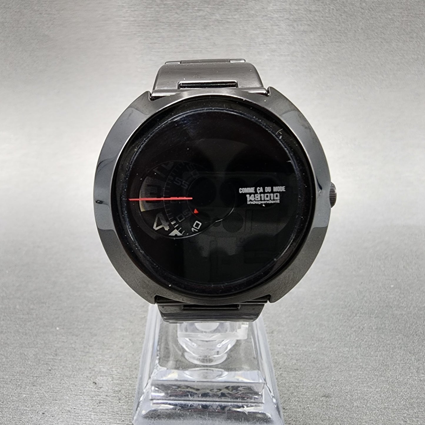 Citizen Independent Jump Hour Watch Men 39mm Black Dial Black 6038-L17106 PARTS