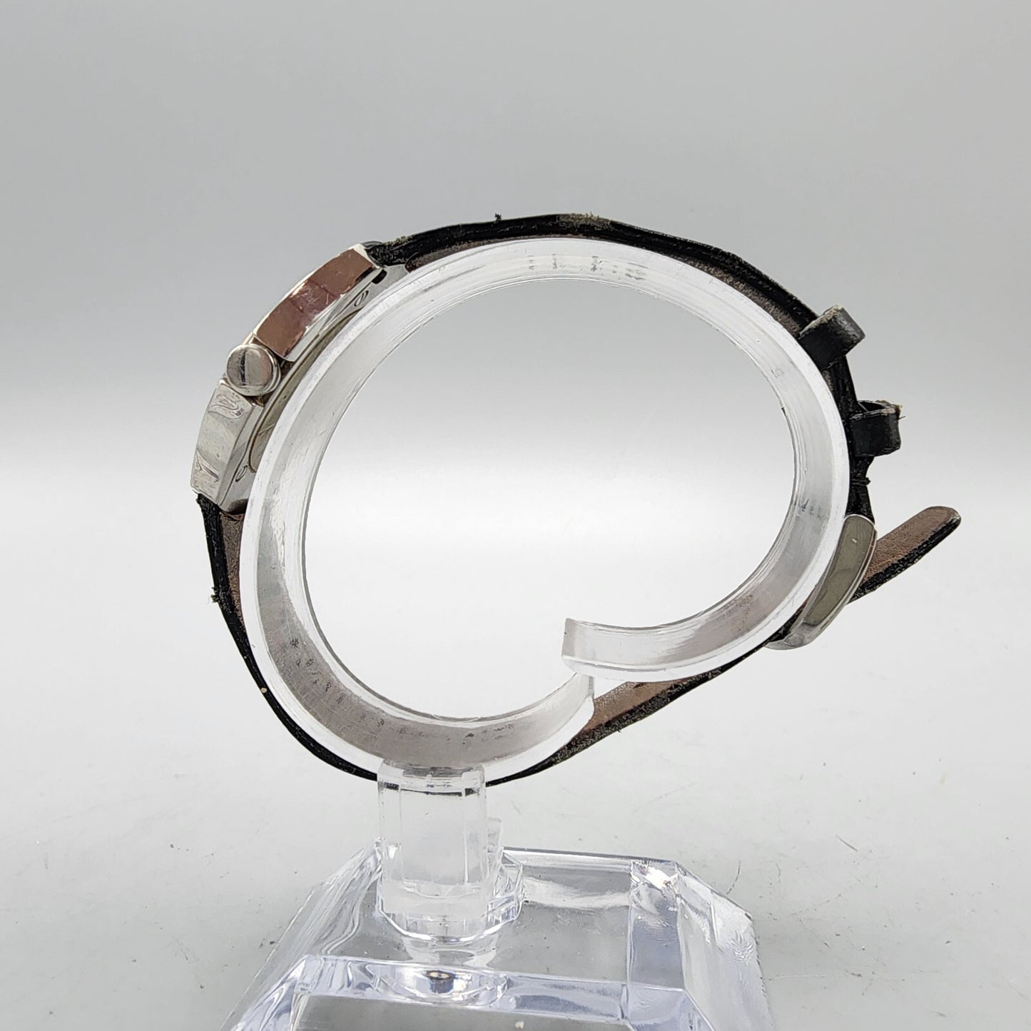 Movado Allia Watch Women 26mm Black Dial Silver Black Tone Round New Battery