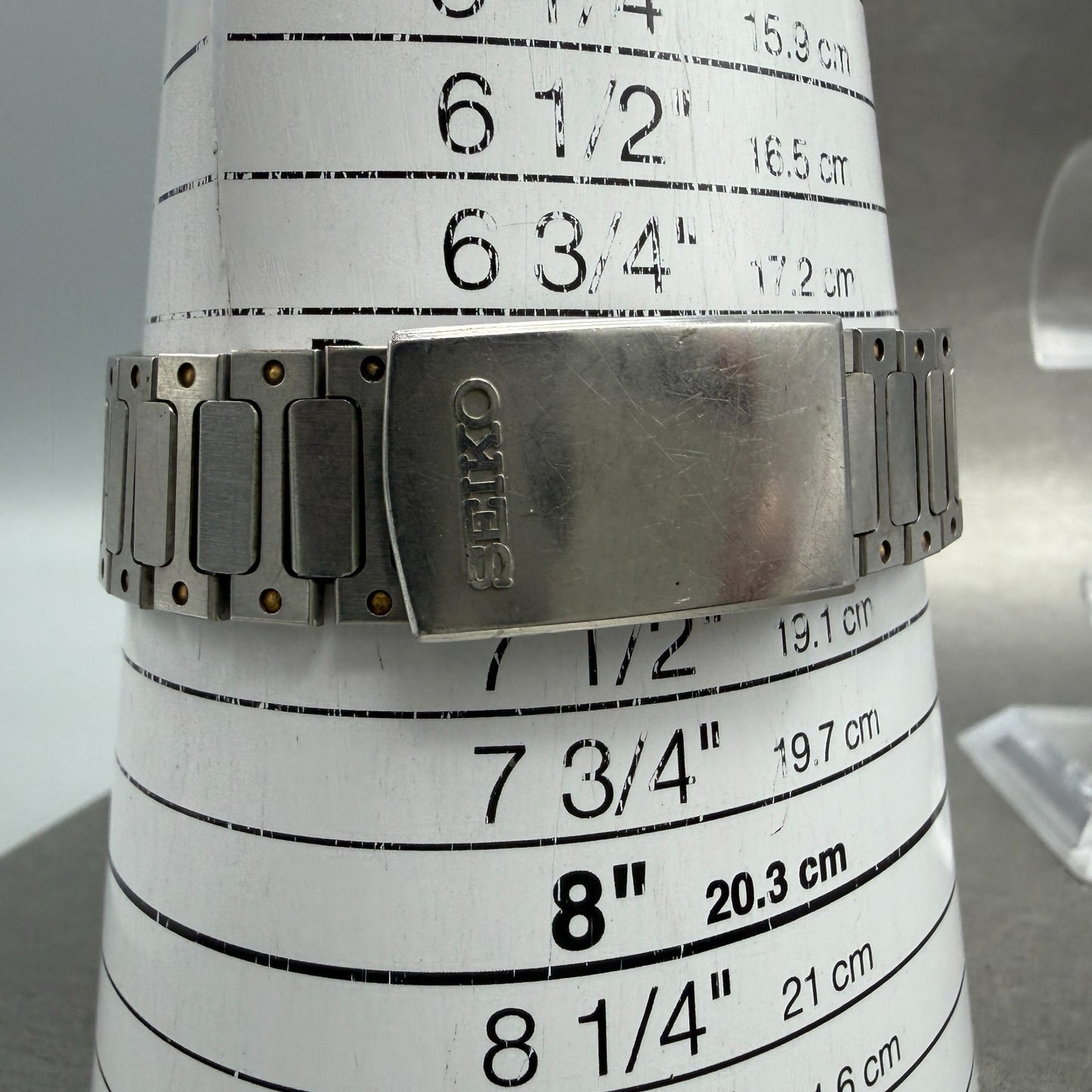 Seiko Analog Digital Watch Men 35mm Silver Dal Two Tone H357-5140 PARTS Vintage11