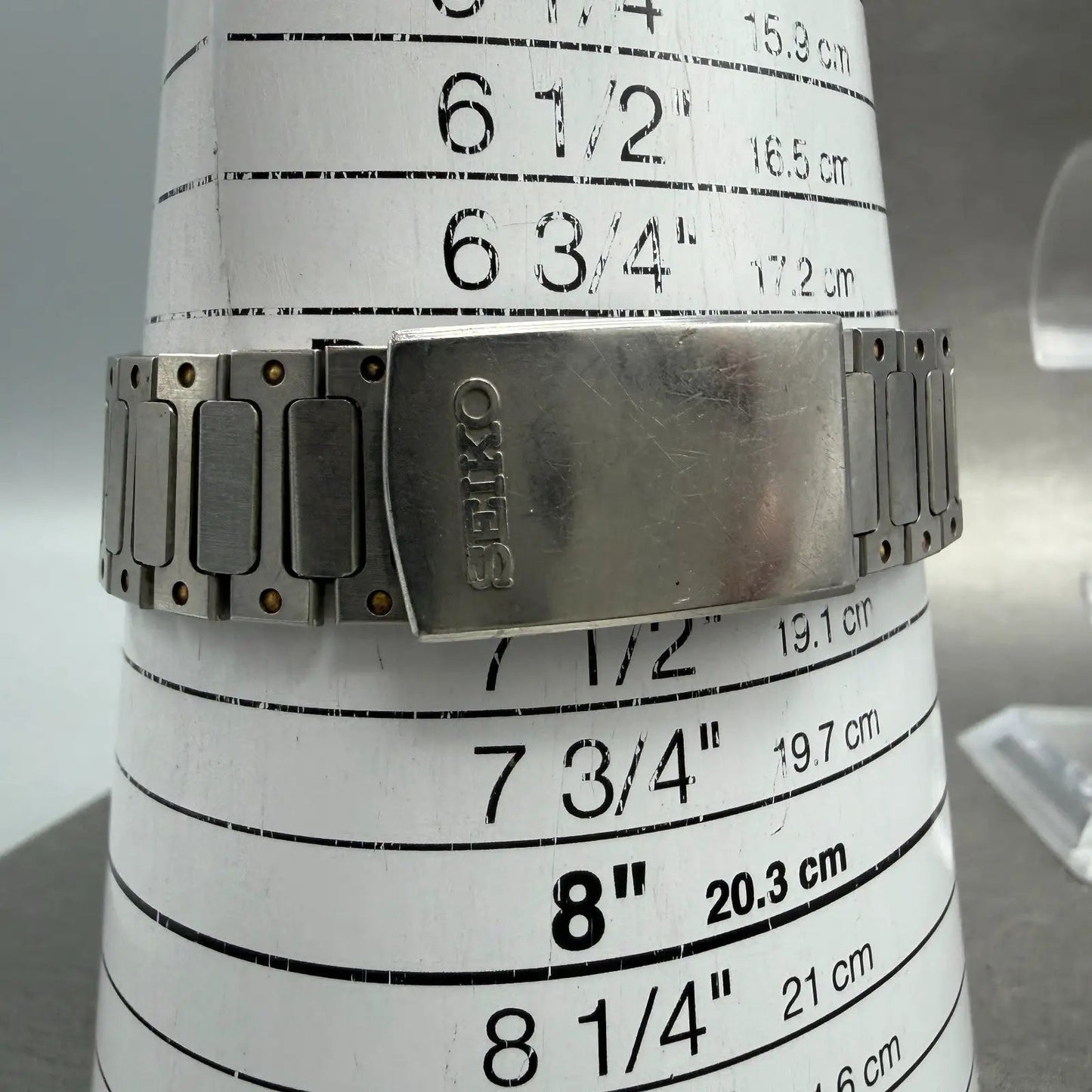 Seiko Analog Digital Watch Men 35mm Silver Dal Two Tone H357-5140 PARTS Vintage11