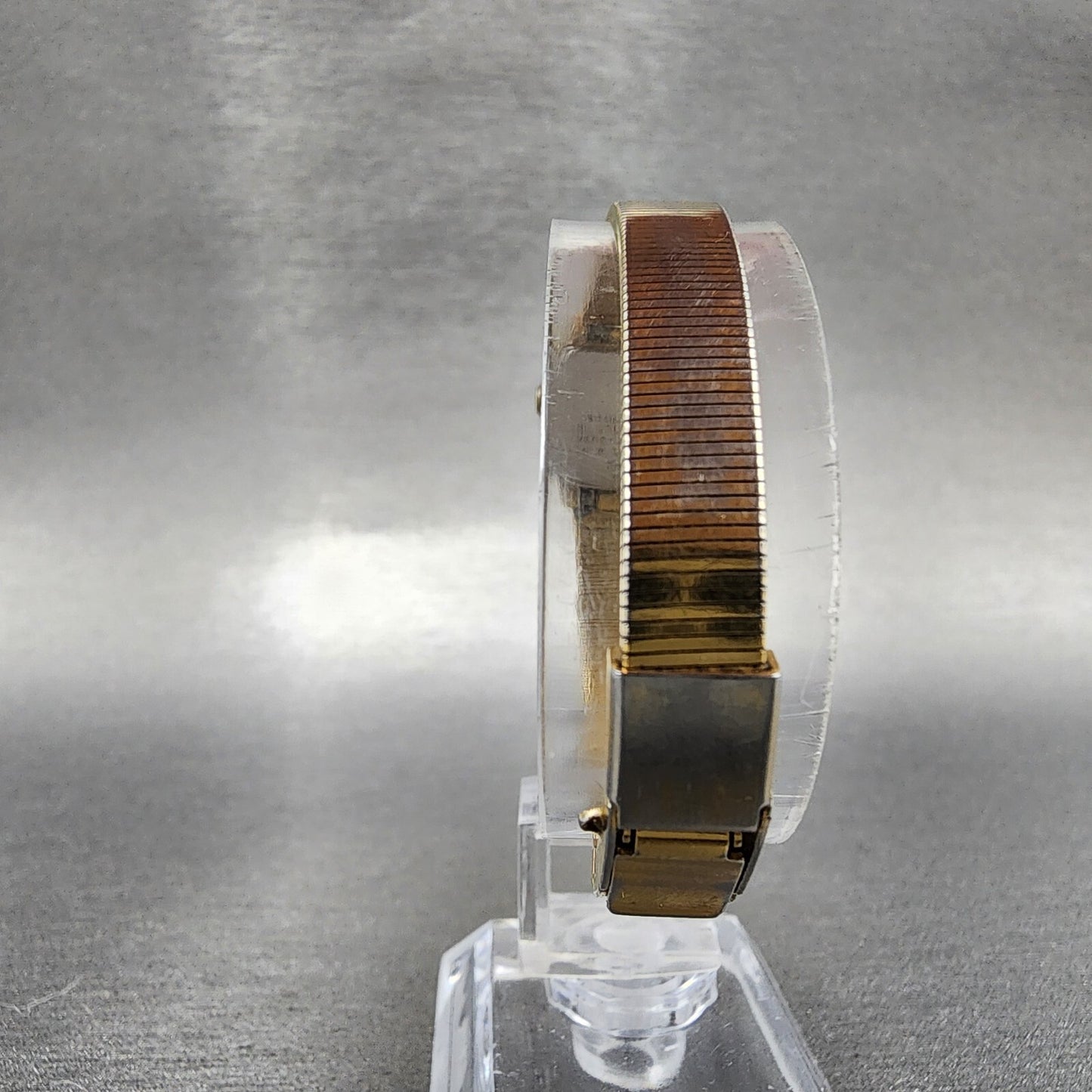 VTG Seiko Watch Women 16mm Gold Dial Gold Tone 2C20-5559 Tonneau New Battery