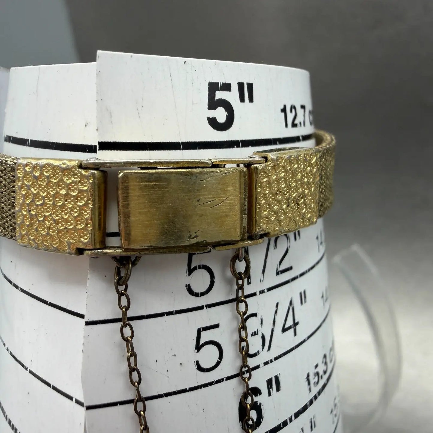 Seiko Watch Women 16mm Champagne Dial Gold Tone Manual Hexagon 11-5199 Runs HJ610