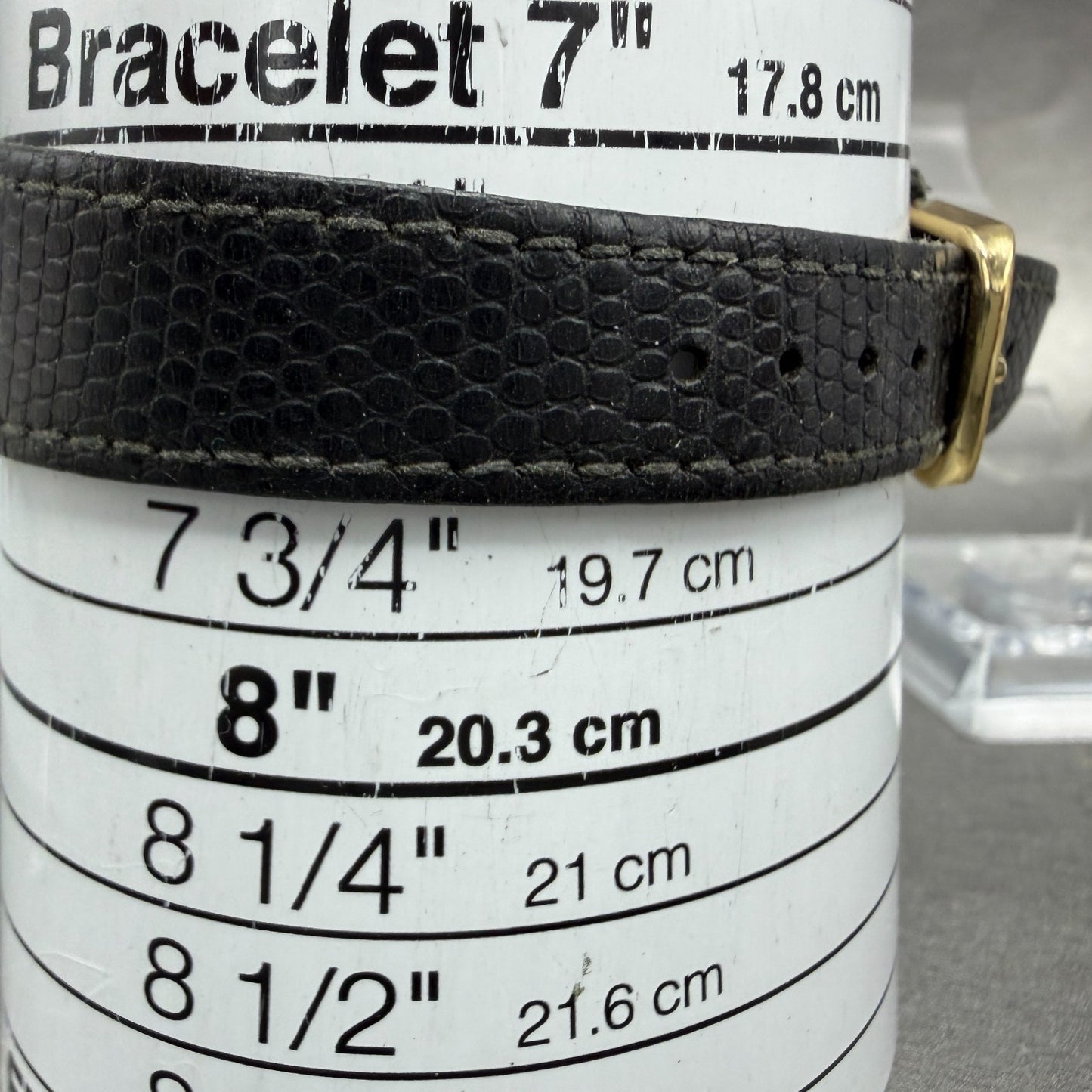 Citizen Tank Watch Men 27mm Black Dial Gold Tone Date Rectangle 6010-K00128 PART11
