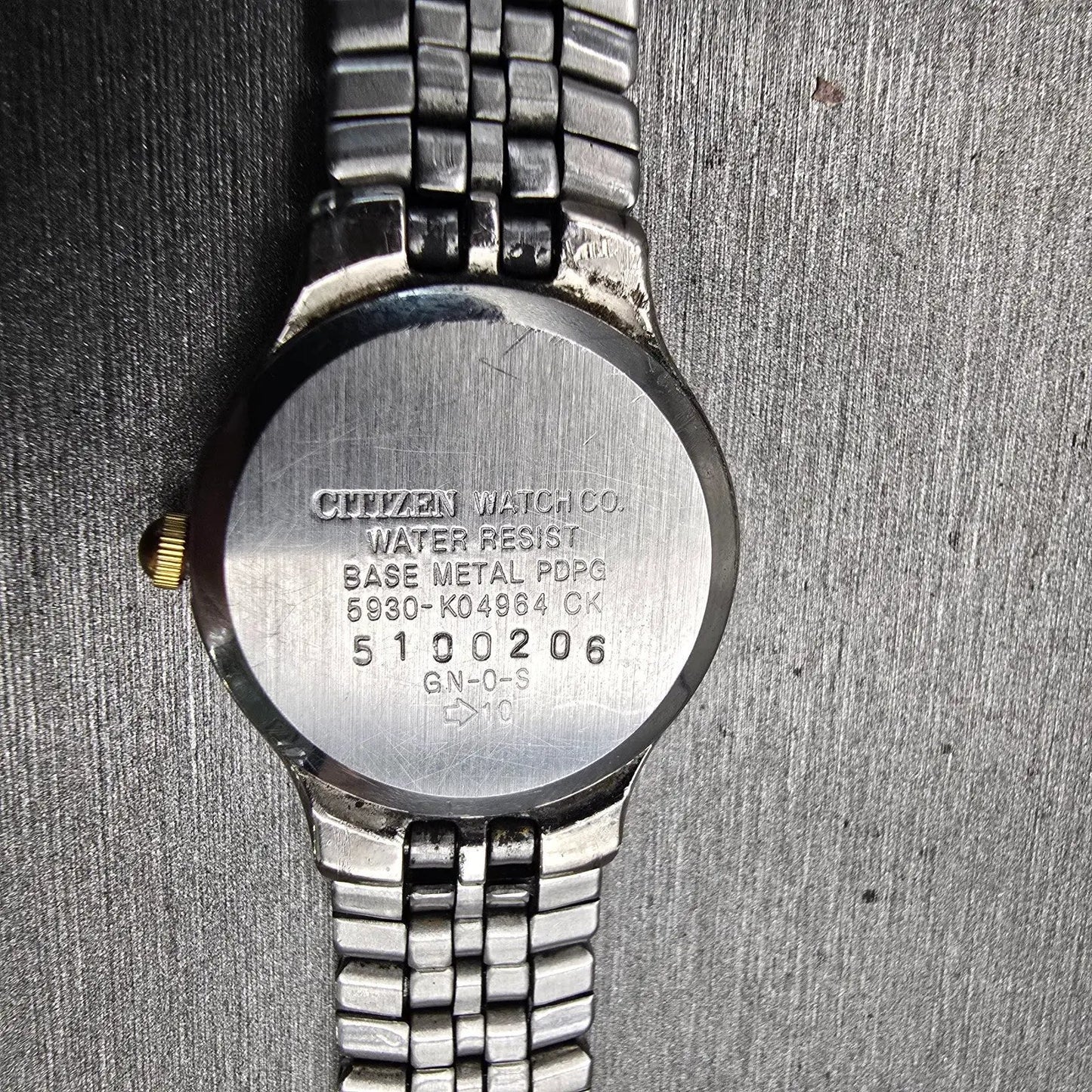 Citizen CQ Watch Women 22mm Black Dial Two Tone Round 5930-K04964 New Battery10