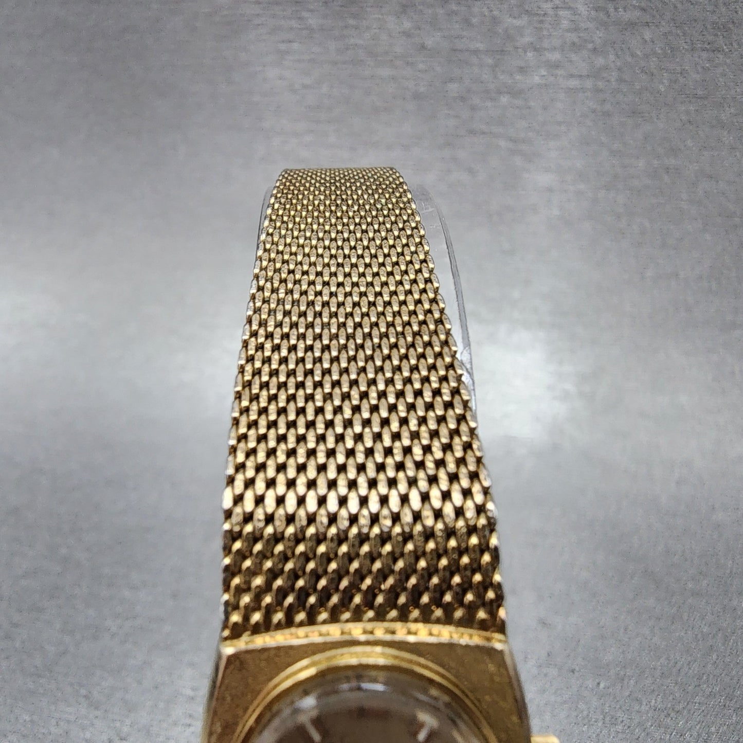 Bulova Accutron Watch Women 18mm Gold Dial Gold Filled Rectangle New Battery