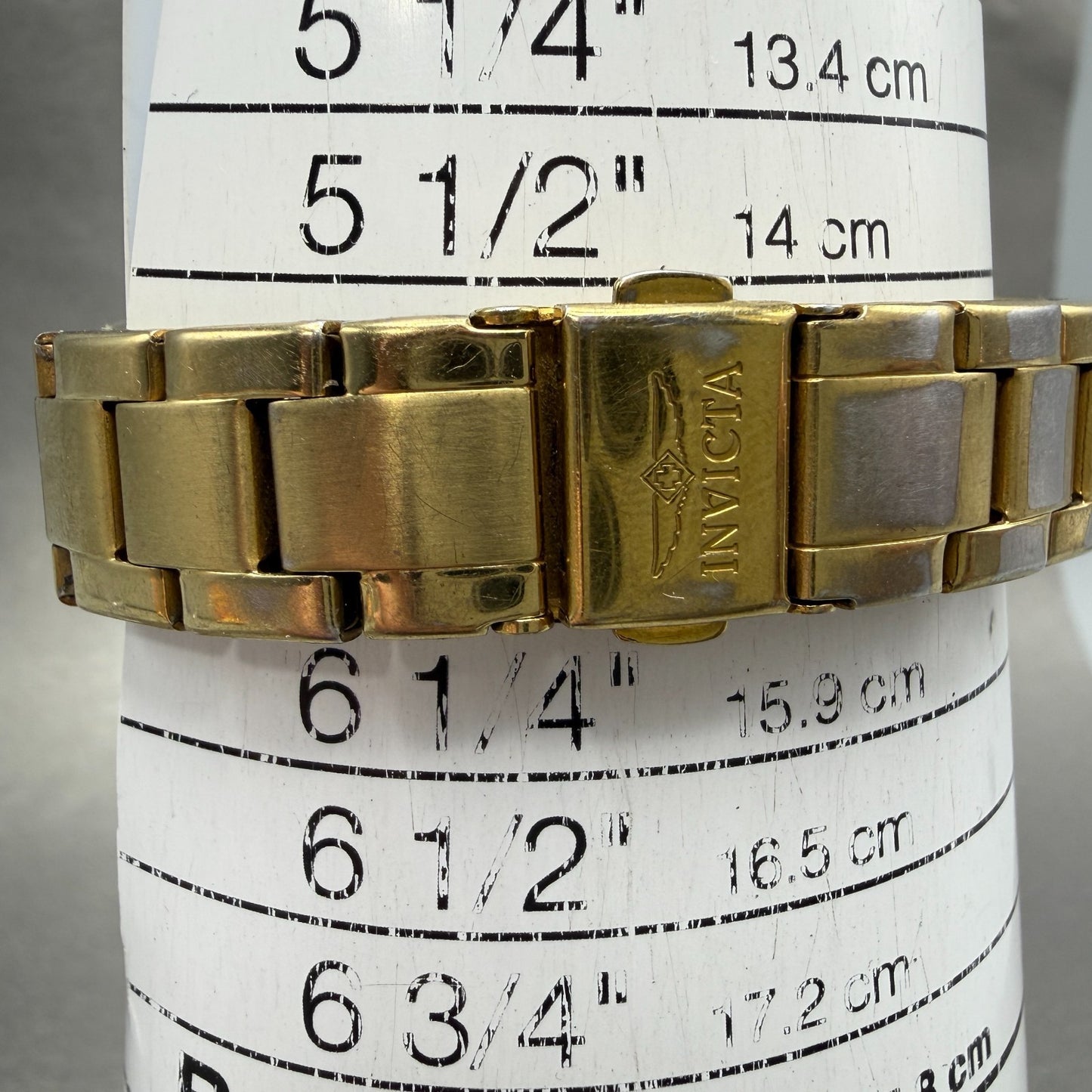 Invicta Lupah Watch Women 26mm Champagne Dial Gold Tone 15157 New Battery10