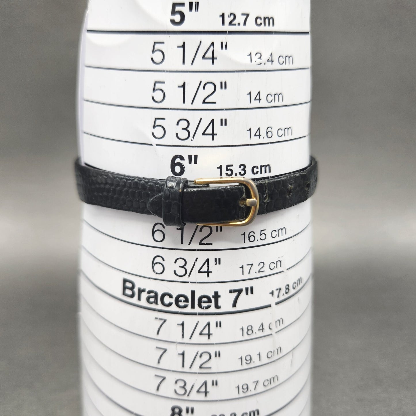 VTG Citizen CQ Watch Women 21mm Black Dial Gold Tone Round 3220914864 New Batt9