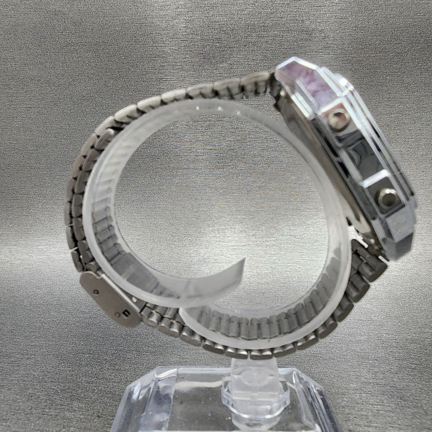 Casio A178W Watch Men 34mm Digital Silver Tone Alarm Chrono Illuminator New Batt
