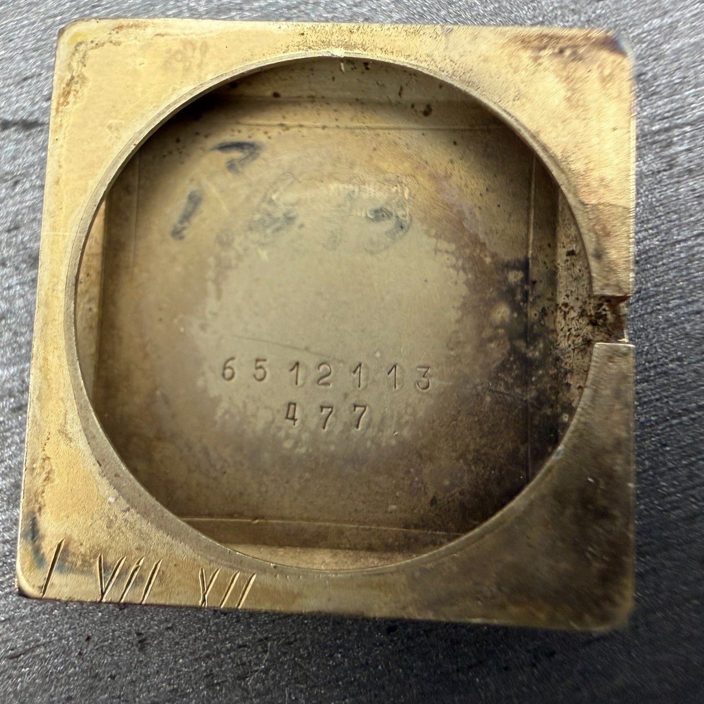 Cartier Watch Women 23mm Cream Dial Gold Plated Silver Manuak 6512113 PARTS14