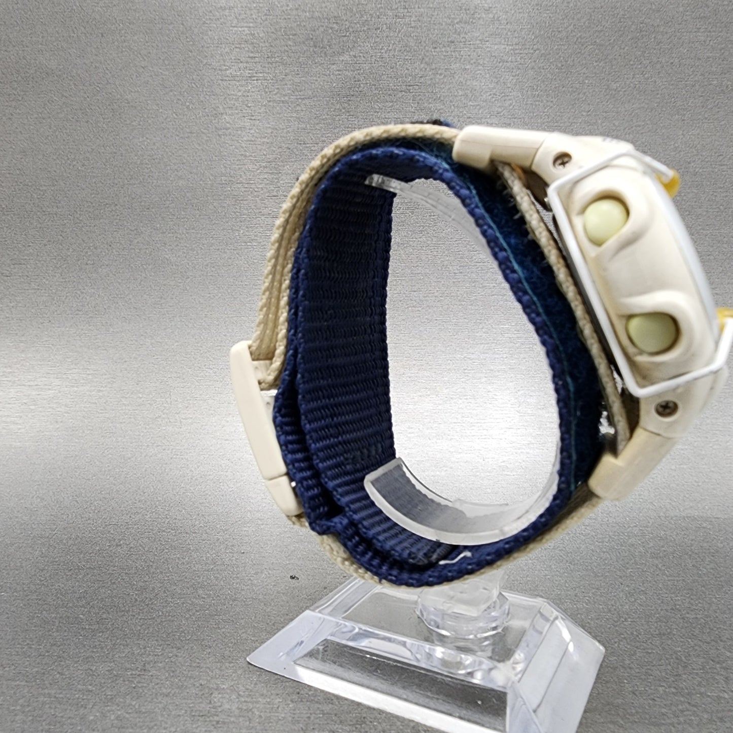 Casio Baby-G Watch Women 40mm Digital Alarm Chrono White BG-097 New Battery
