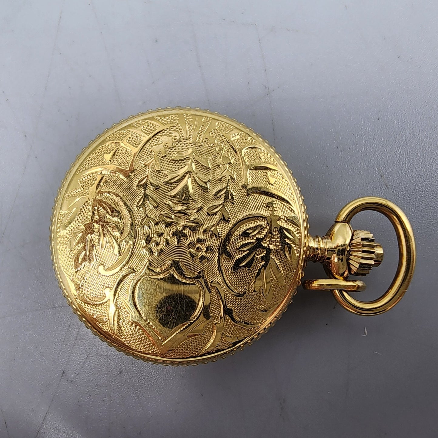 Tissot Pendant Watch Women 28mm Gold Dial Gold Tone Round New Battery