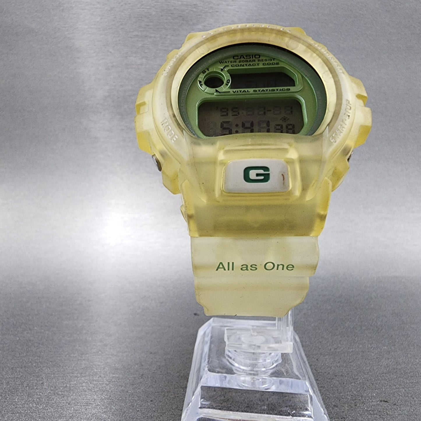 Casio G-Shock DW-6910K Watch Men 50mm Digital Clear Case ICERC Edition New Batt