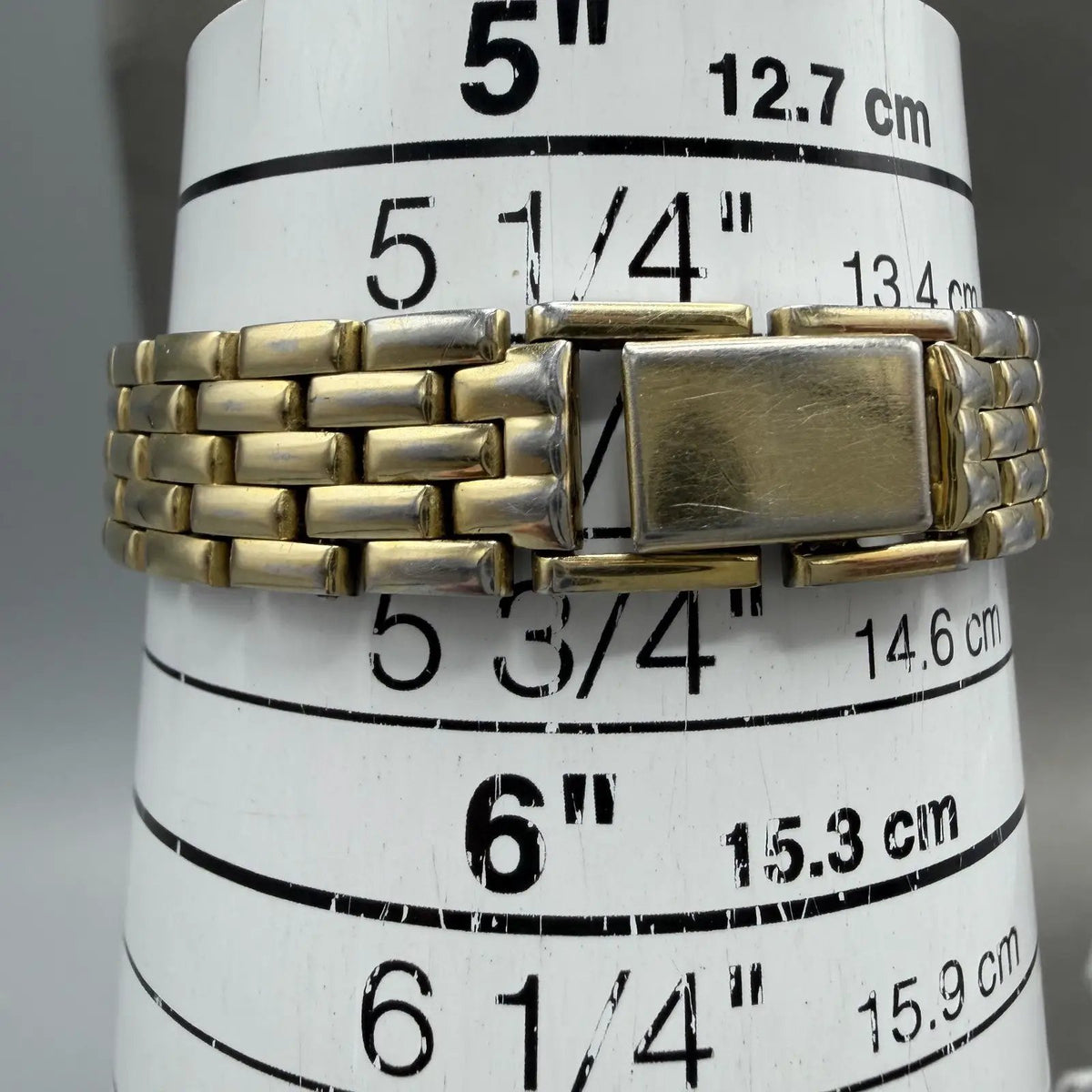 Seiko Pulsar Watch Women 22mm Black Dial Gold Tone Round V4000270 New Battery10