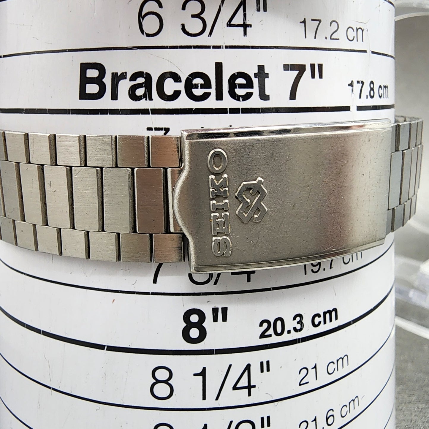 Seiko Digital Watch Men 33mm Stainless Steel Daydate Octagon A6395000 New Batt10