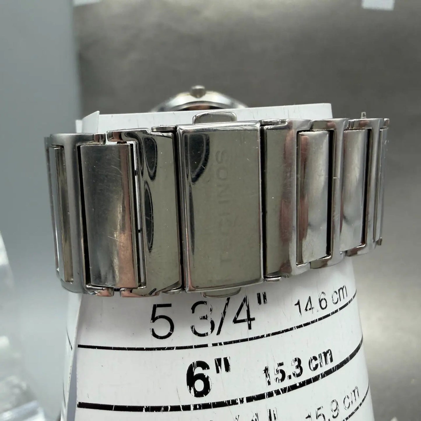 Technos Watch Men 33mm Silver Dial Silver Tone Round TBM674 New Battery10