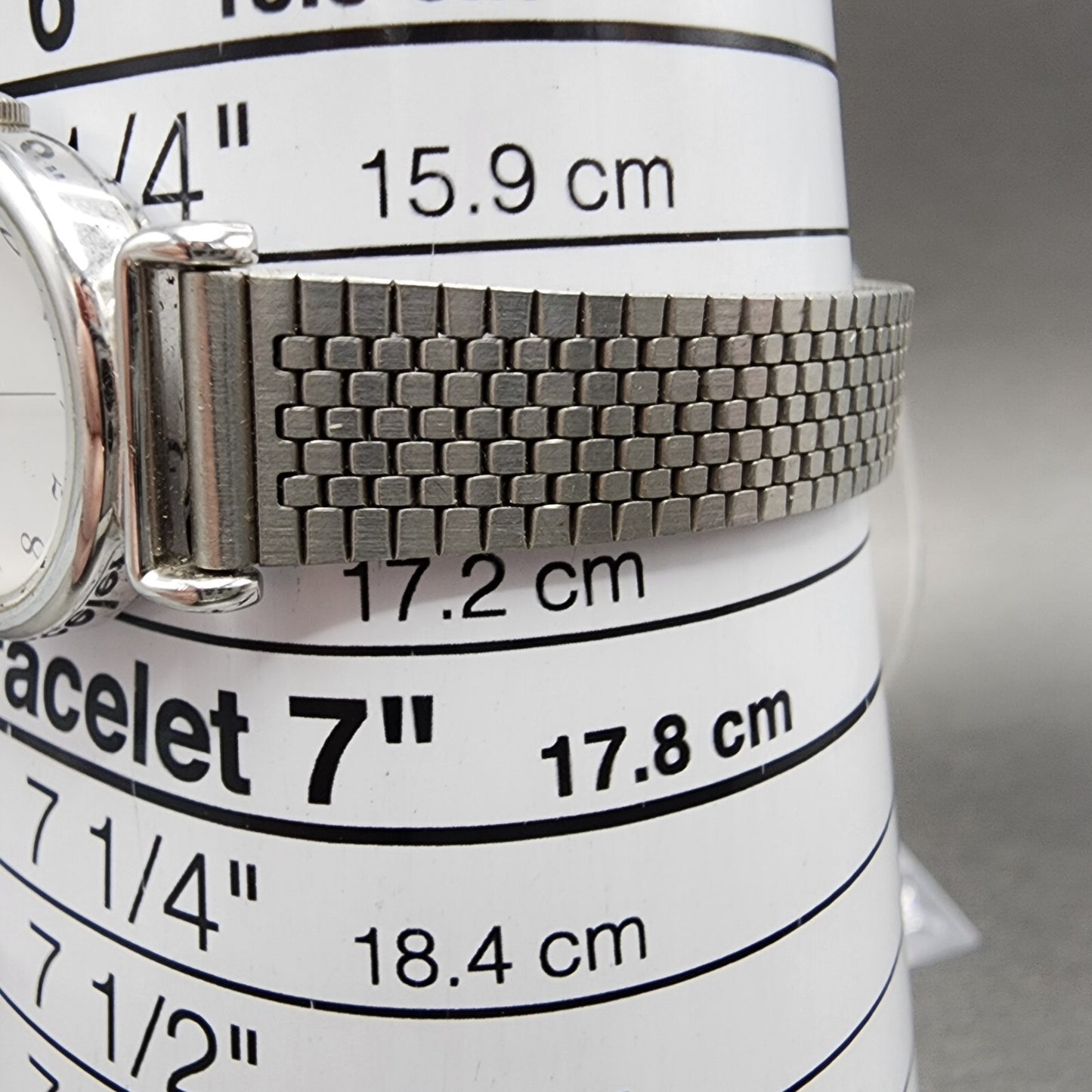 Seiko Watch Women 22mm White Dial Silver Tone Round 4N210052 New Battery10