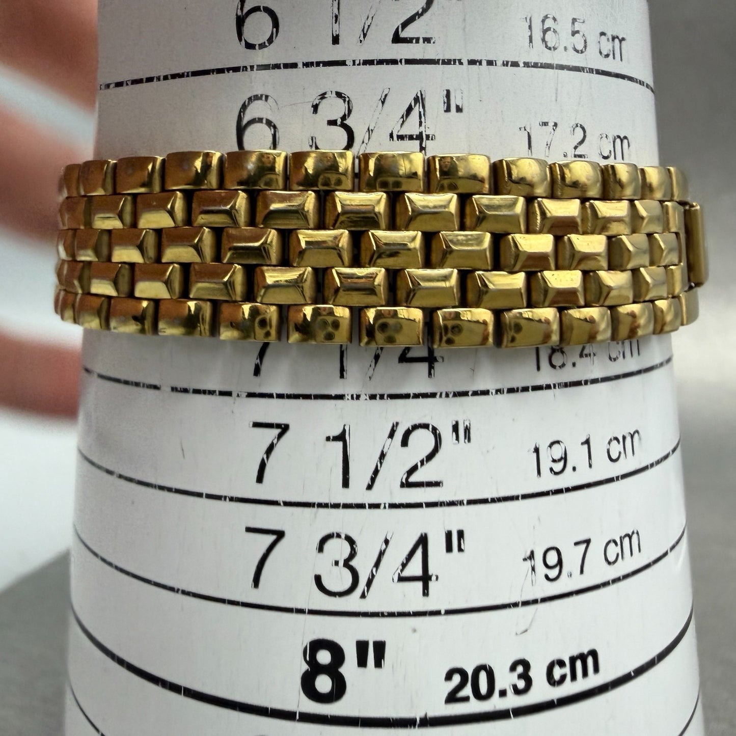 Citizen CQ Elegance Tank Watch Women 15mm Black Dial Gold Tone New Battery VTG10