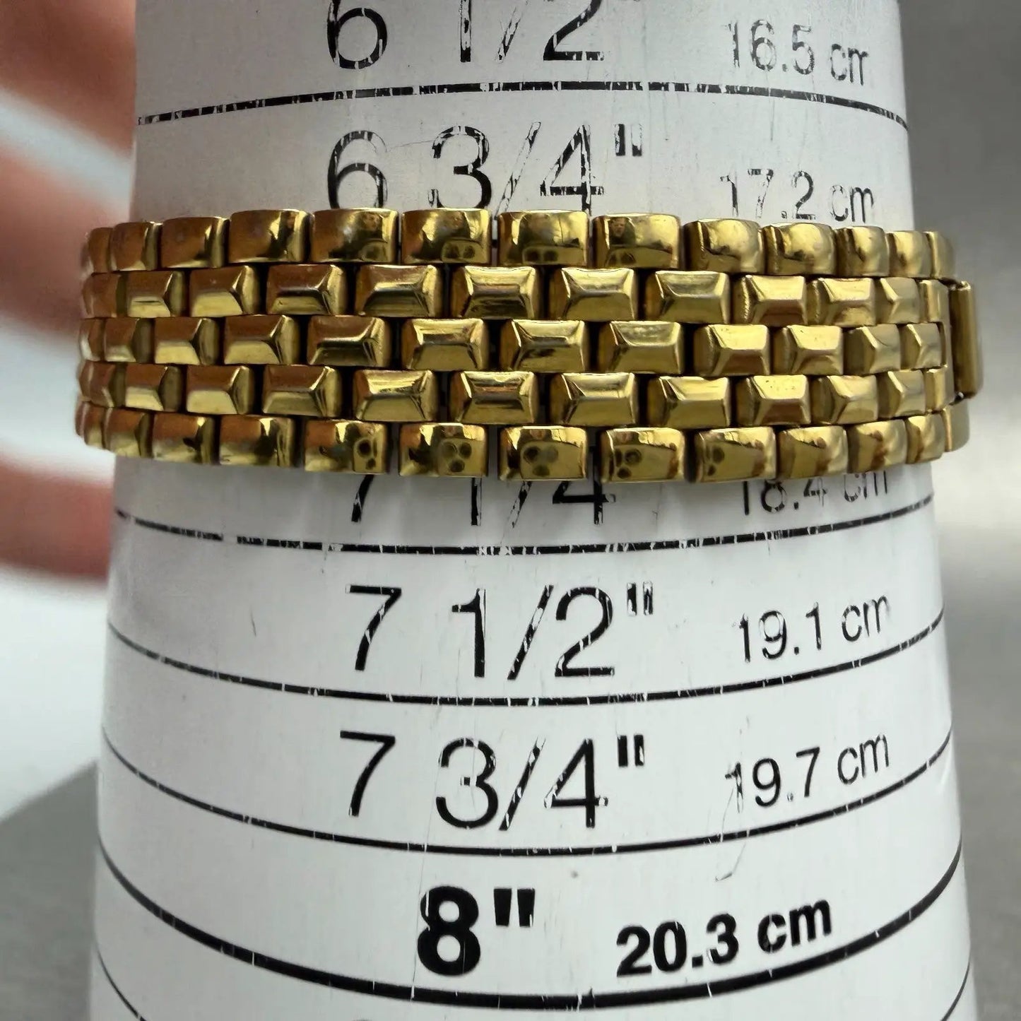 Citizen CQ Elegance Tank Watch Women 15mm Black Dial Gold Tone New Battery VTG10