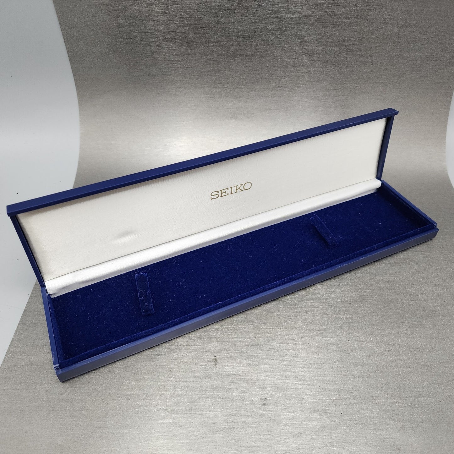 Seiko Watch Men 30mm Silver Dial Silver Tone Square 6431-5050 New Battery