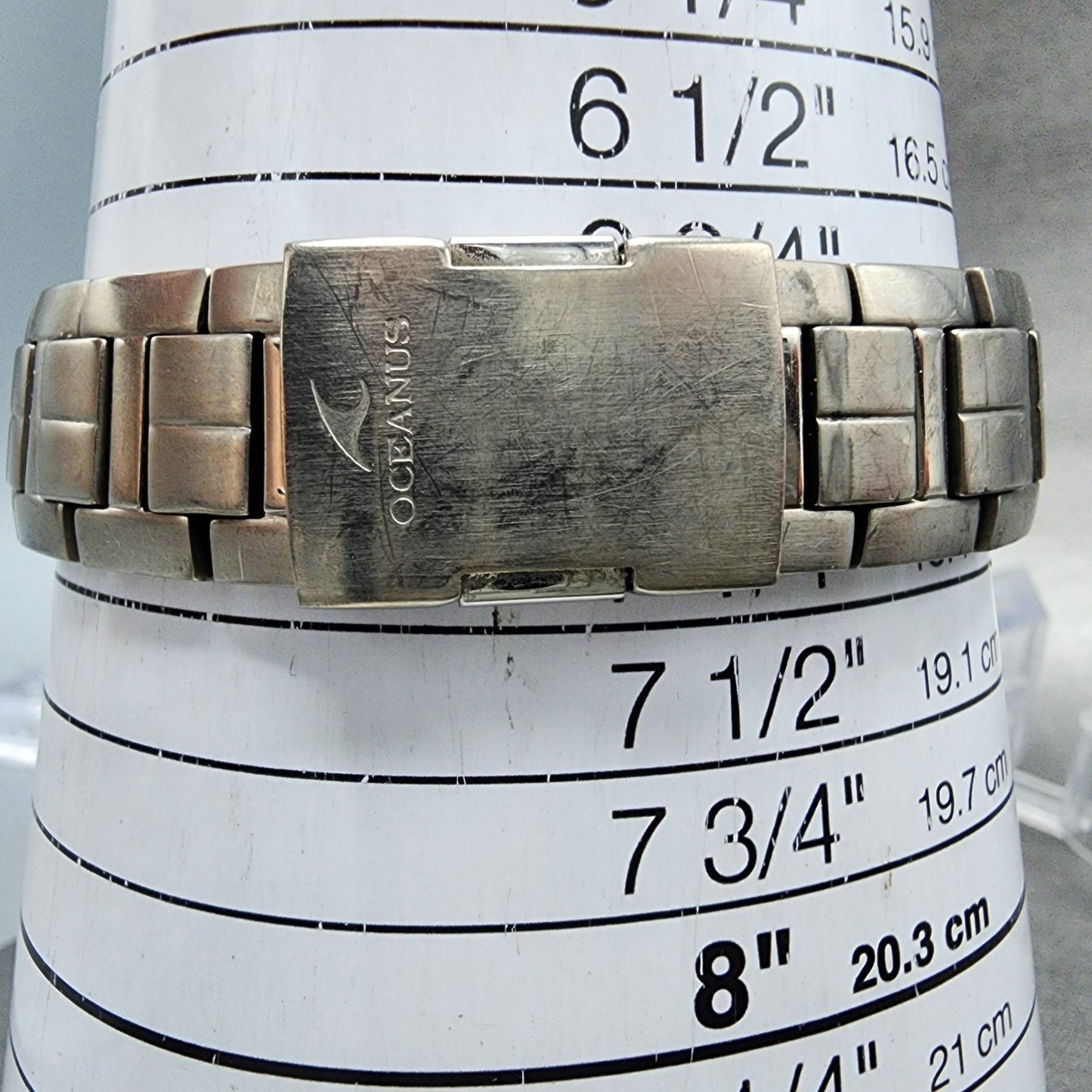 Casio Oceanus OCW10 Watch Men 36mm Black Dial Titanium Chrono Solar Works10