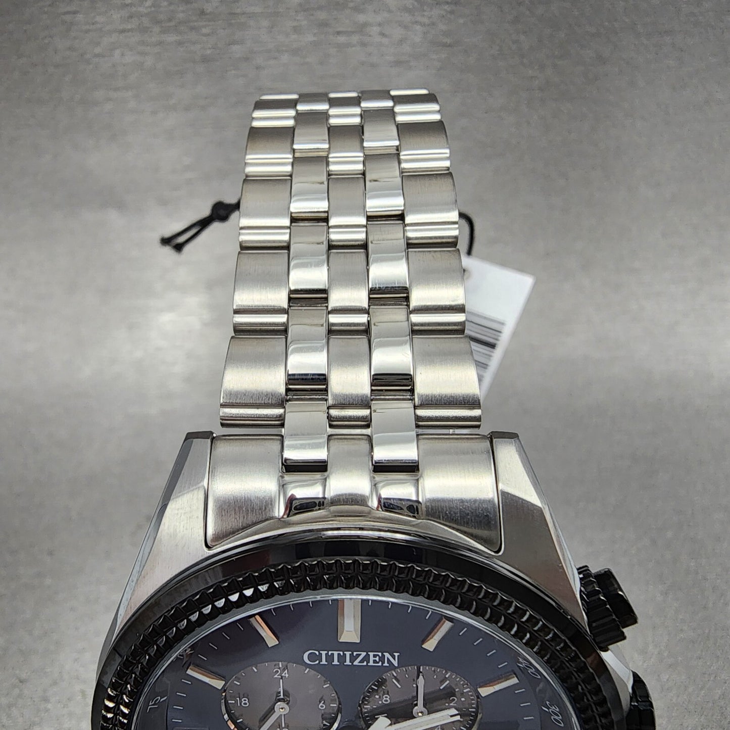 Citizen Eco-Drive Chronograph Classic Watch Men 43mm Blue Dial Steel BL5568-54L