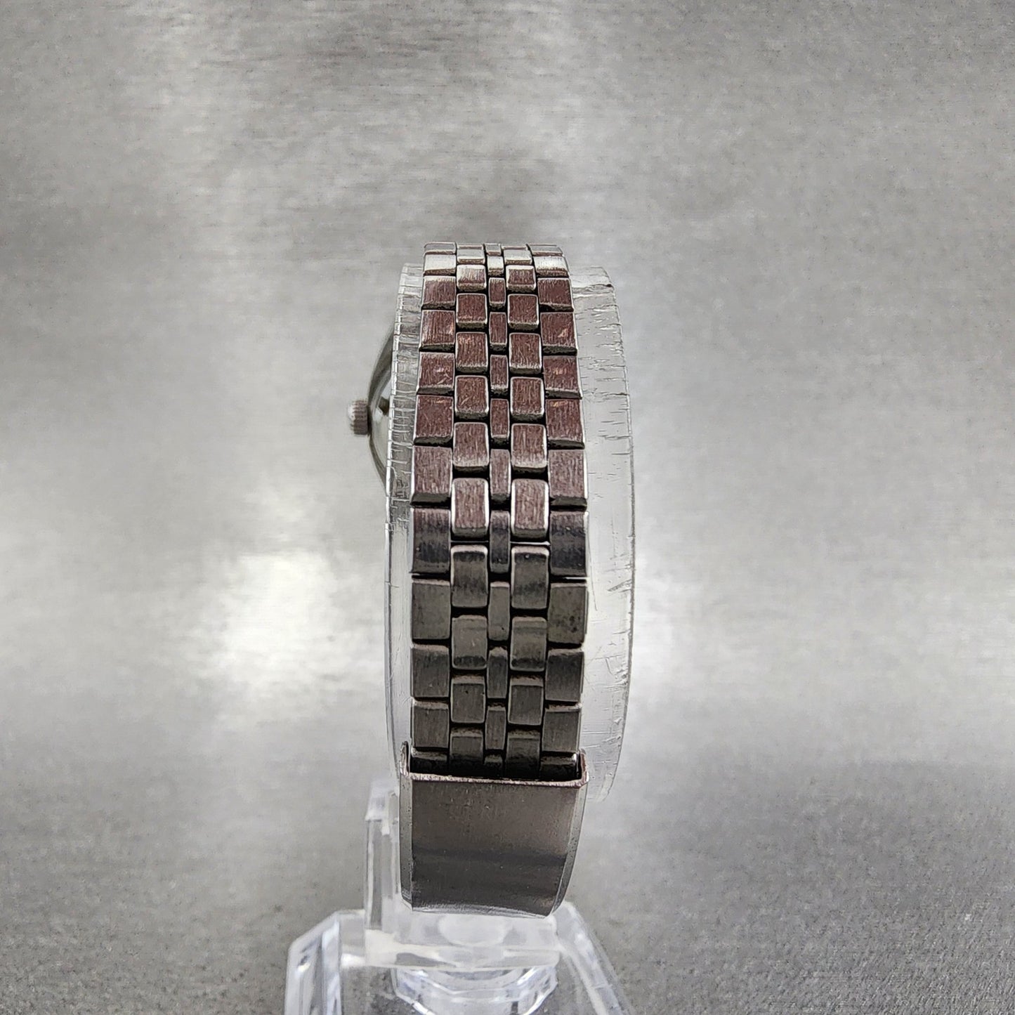 Seiko Automatic Watch Women 24mm Silver Dial Silver Tone Daydate 2706-0080 Runs
