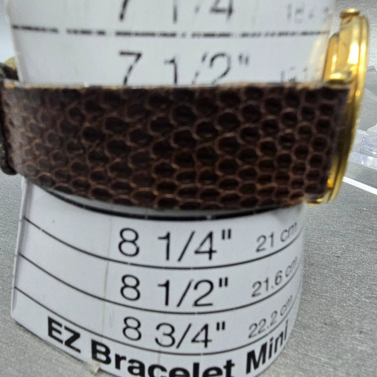 Gucci 3000M Watch Men 33mm Gold Dial Gold Plated Round VTG Swiss PARTS11