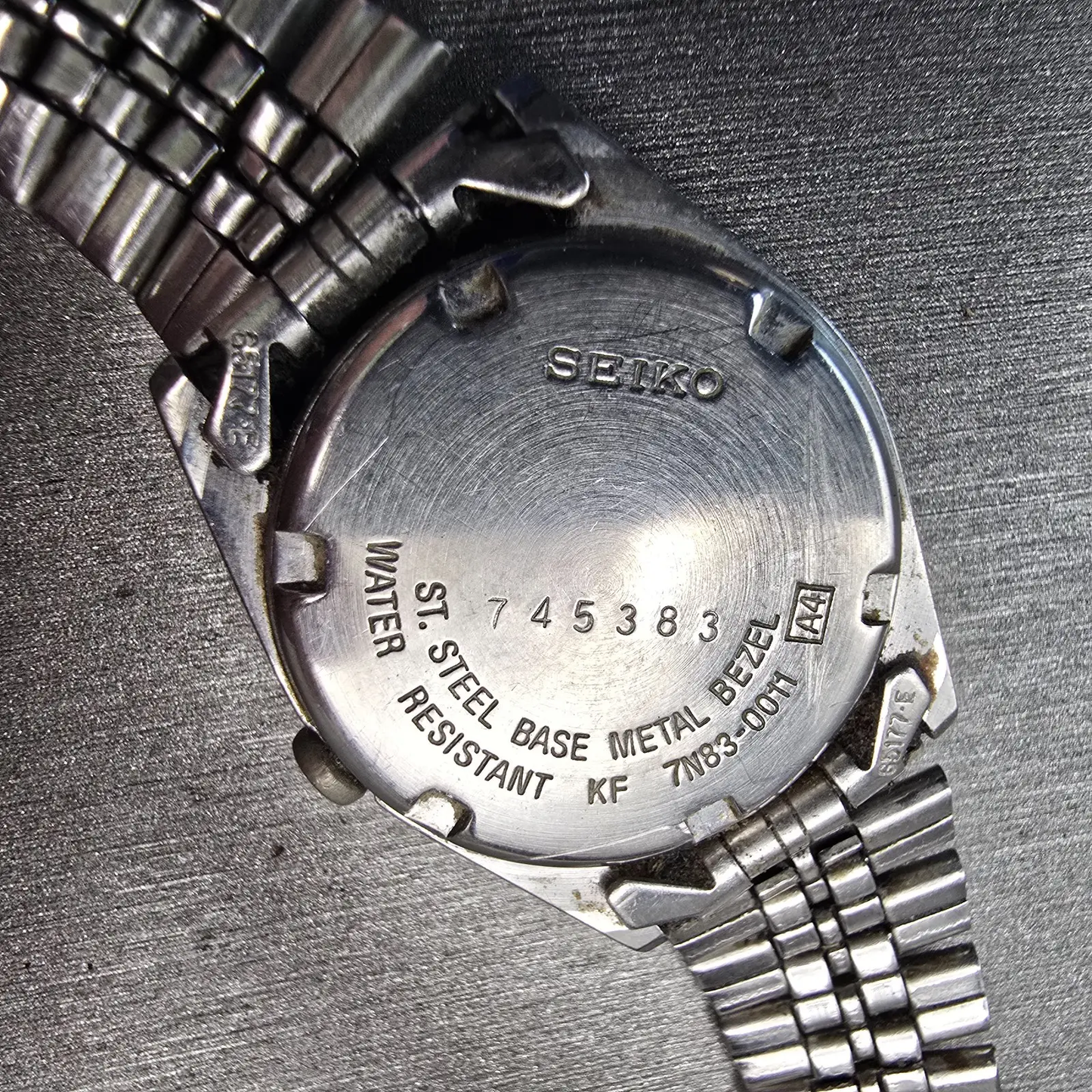Seiko Watch Women 24mm White Dial Two Tone Daydate Round 7N83-0011 New Battery10