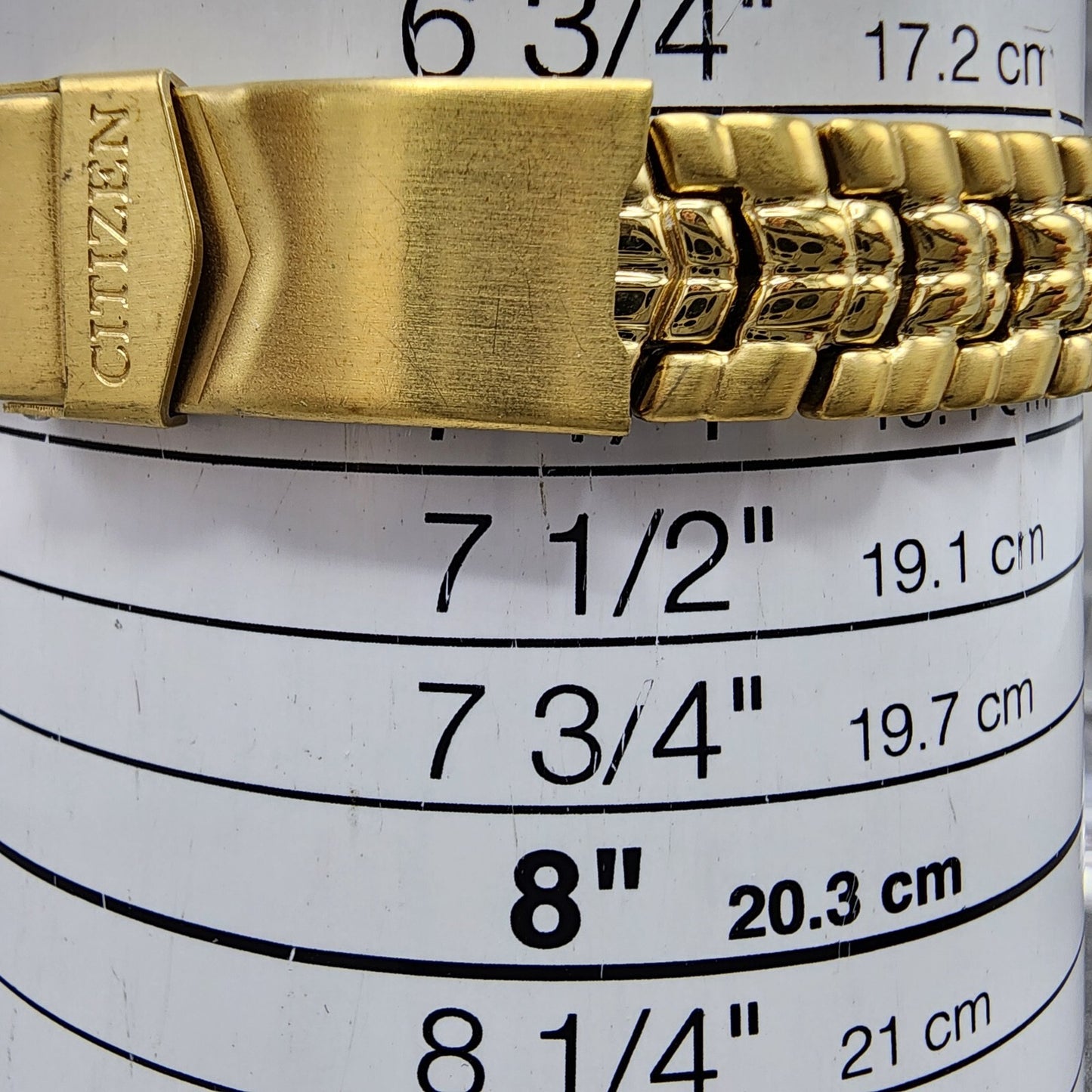 Citizen Elegance Watch Women 24mm MOP Dial Gold Tone Hexagon 6031S49364 New Bat10