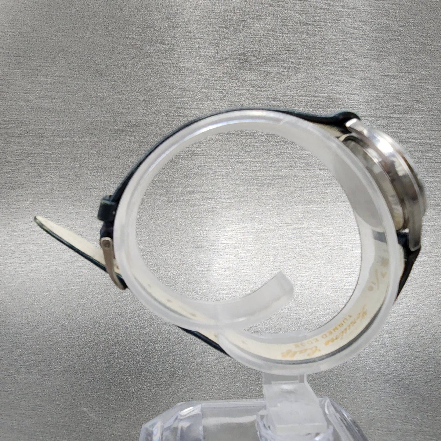 VTG Seiko Watch Women 24mm Blue Dial Silver Tone Round 43-0039 PARTS