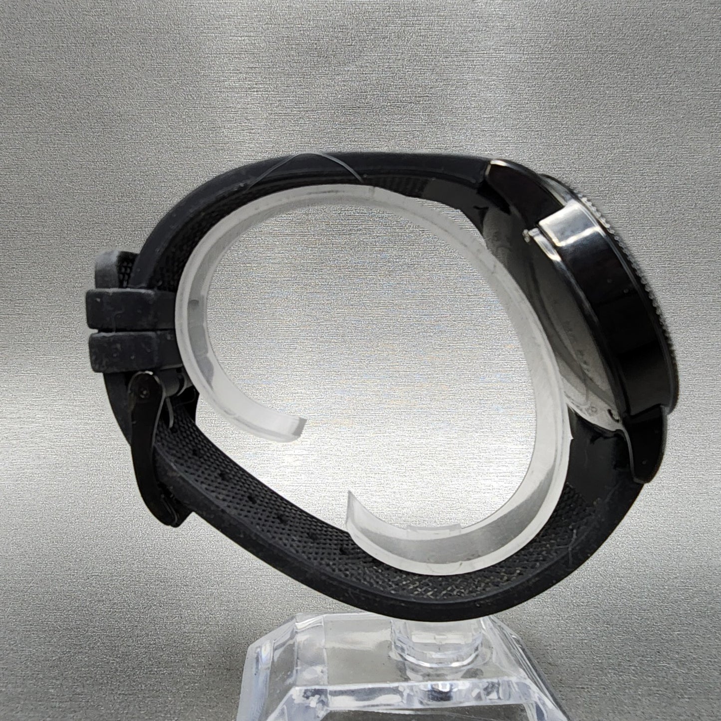 Michael Kors Scout Chronograph Watch Men 43mm Black Dial Black Tone New Battery