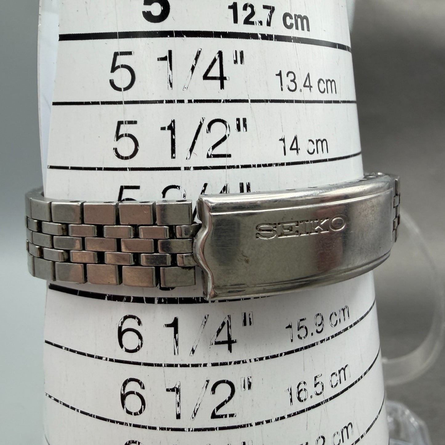 Seiko Watch Women 26mm Blue Dial Silver Tone Daydate Round 7903-0110 New Battery10