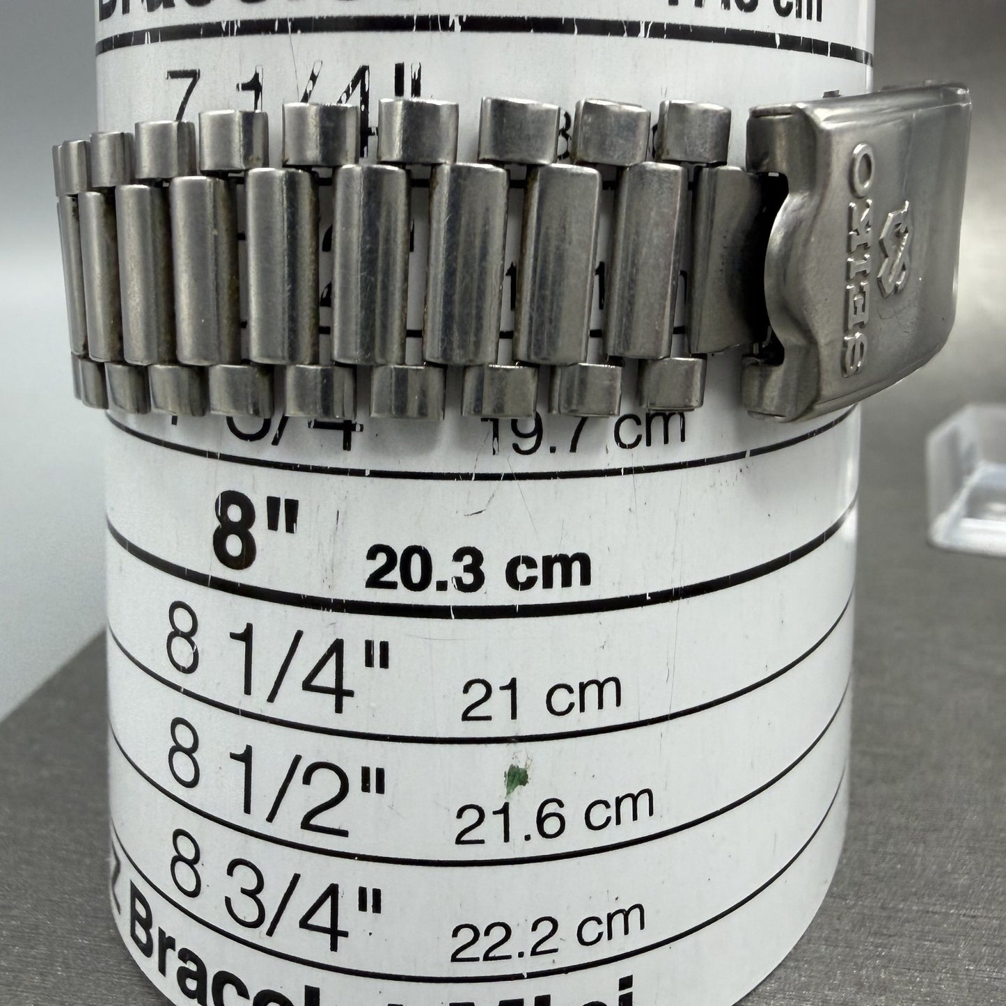 Seiko SQ Railroad Approved Watch Men 34mm White Dial Steel Daydate New Battery10