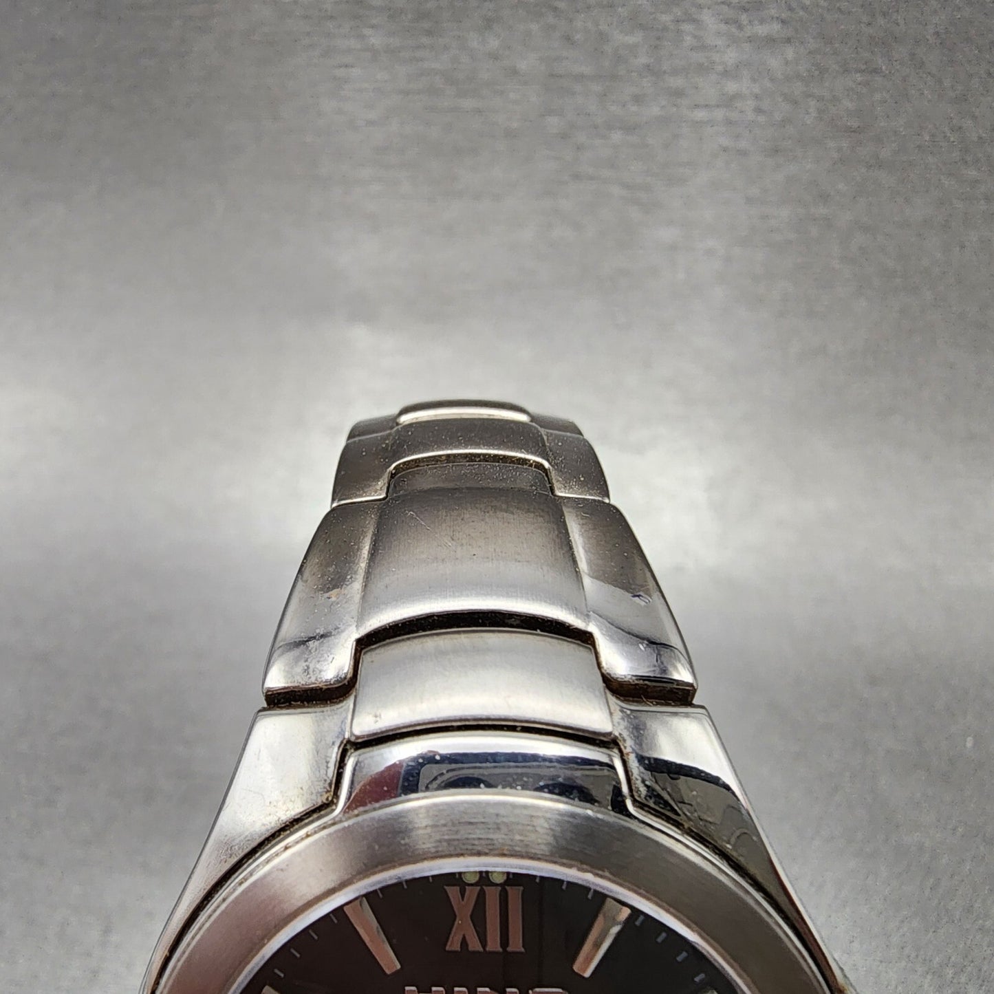 Citizen Eco-Drive Hino Perpetual Calendar Watch Men 36mm Black Dial Titanium Run