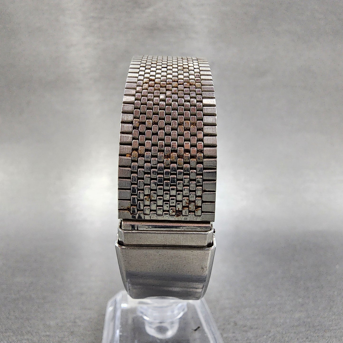 Seiko Dolce Tank Watch Men 25mm Champagne Dial Two Tone 9520-5130 New Batt READ!