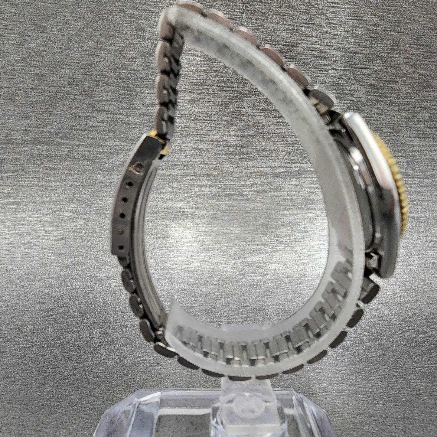 Seiko SQ Watch Women 24mm Champagne Dial Two Tone Daydate 2a23-0030 New Battery