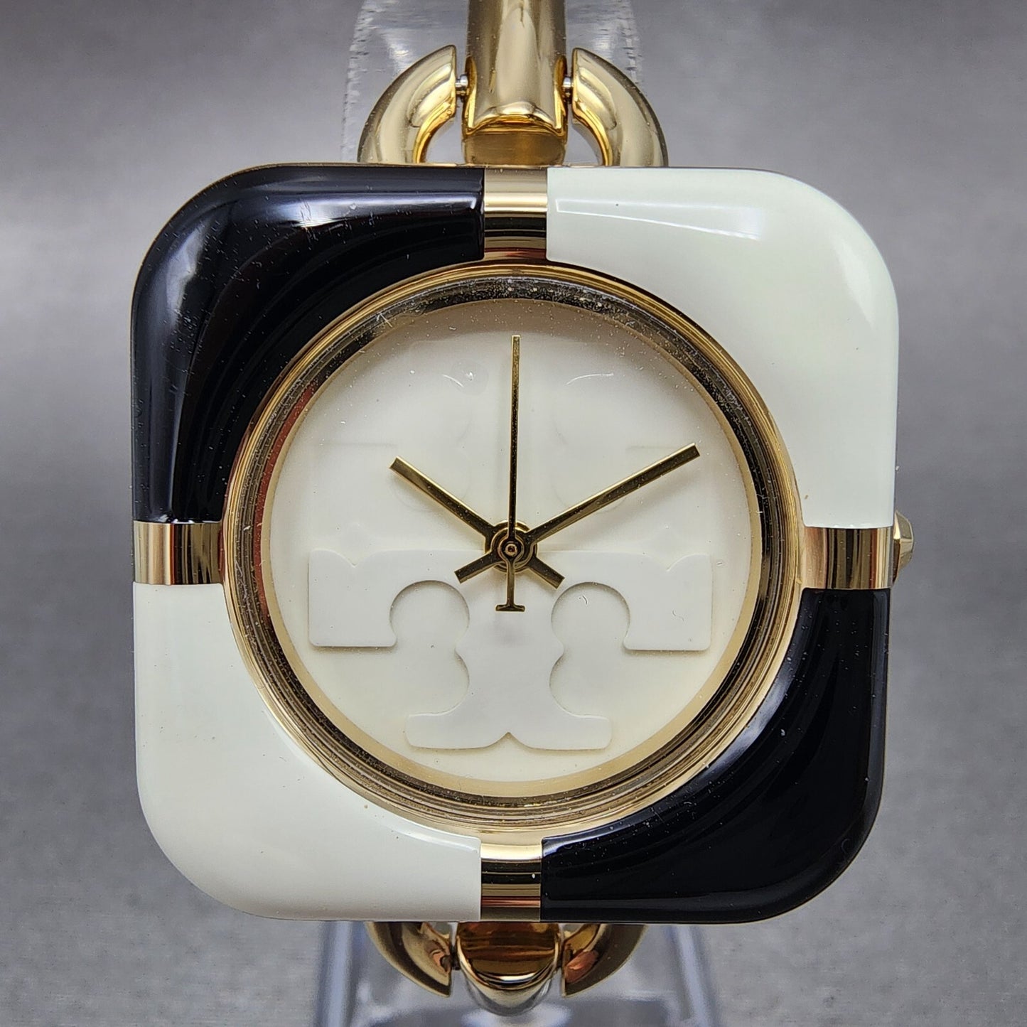 Tory Burch The Miller Watch Women 28mm White Gold Tone Interchangeable Bezel