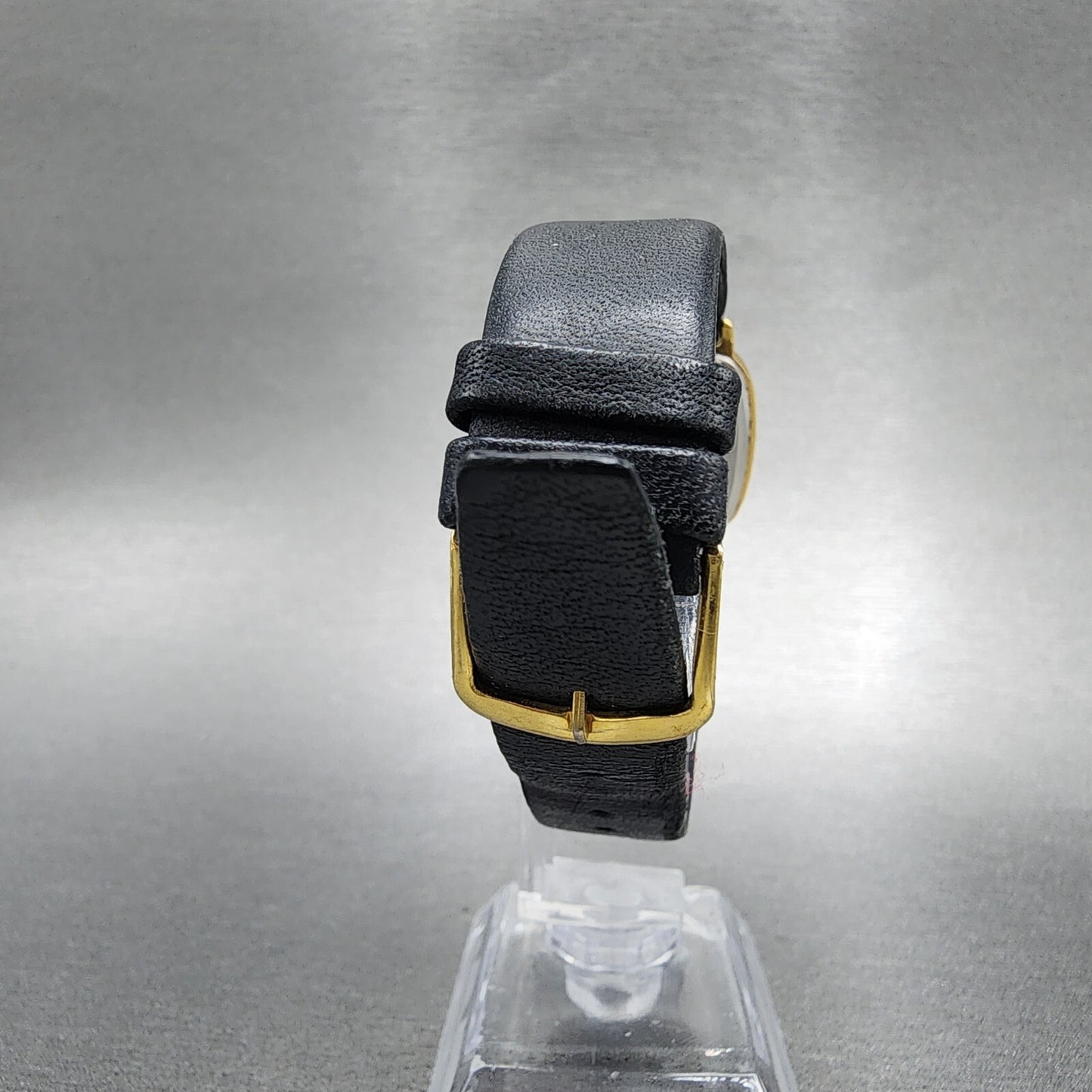 Wittnauer Tank Watch Men 26mm Champagne Dial Gold Tone Rectangle New Battery
