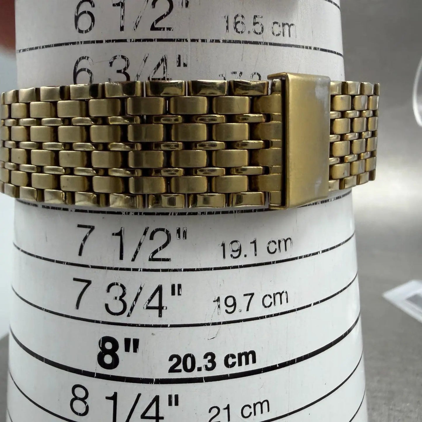 Citizen CQ Tank Watch Men 25mm Champagne Dial Gold Tone 3620-364660 New Battery11