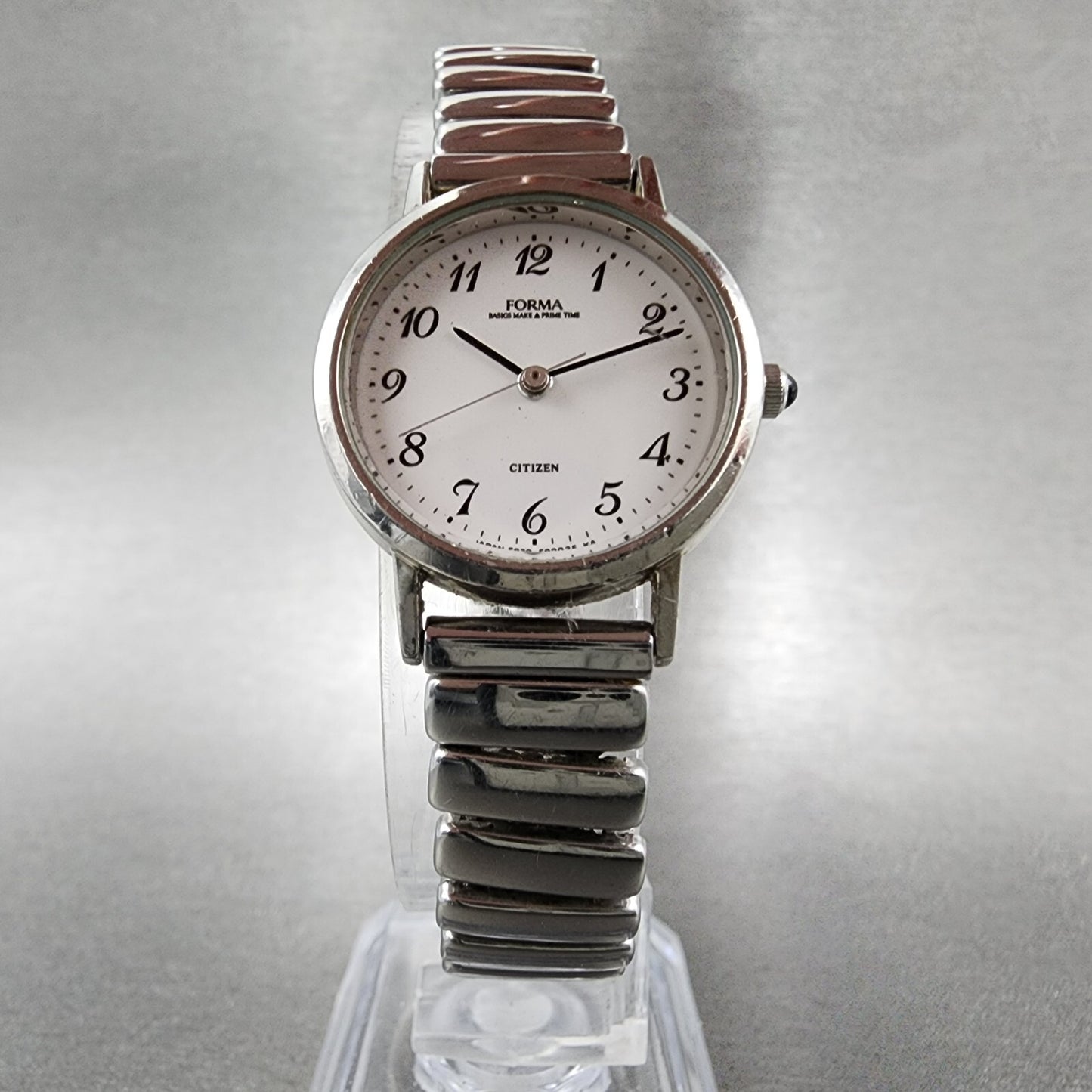 Citizen Forma Watch Women 24mm White Dial Silver Tone 5930-F90044 New Battery