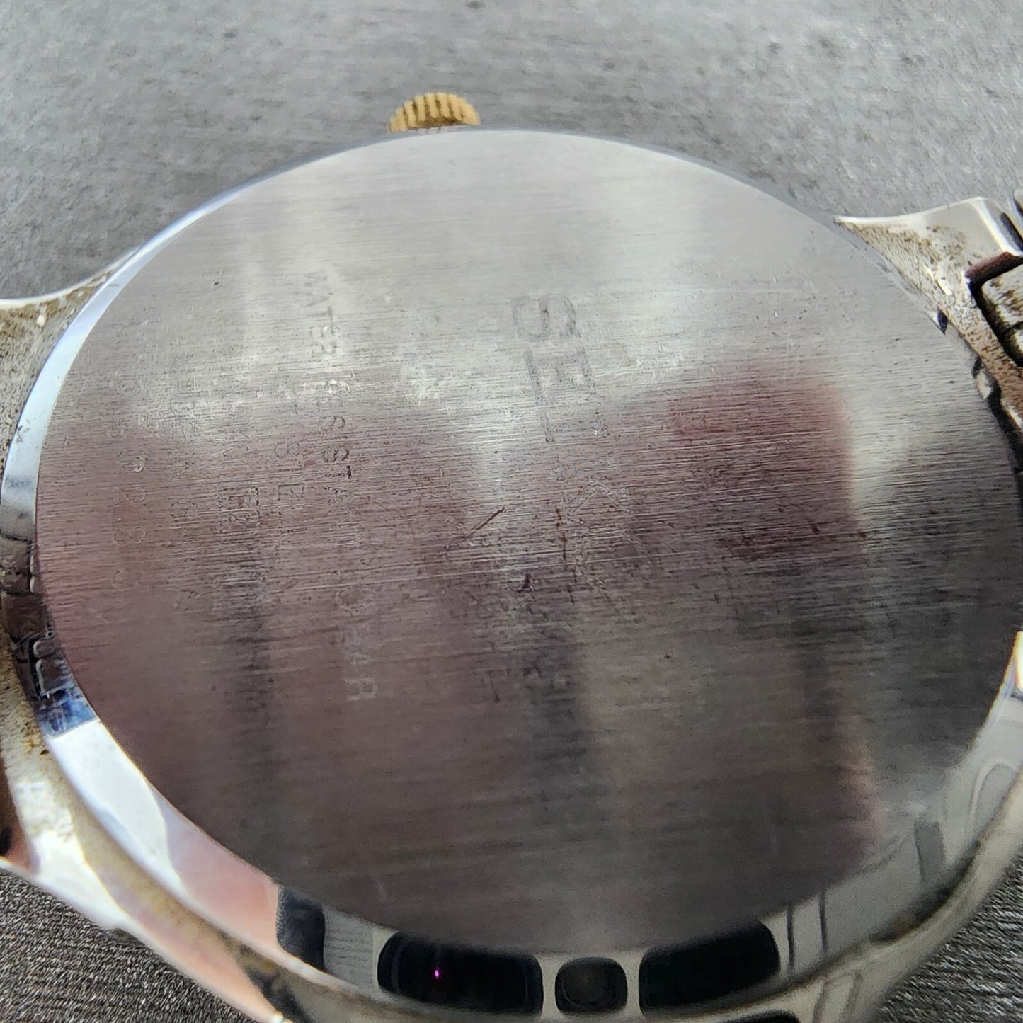 Seiko Solar Watch Men 35mm Champagne Dial Two Tone Round V181-0AK0 Runs