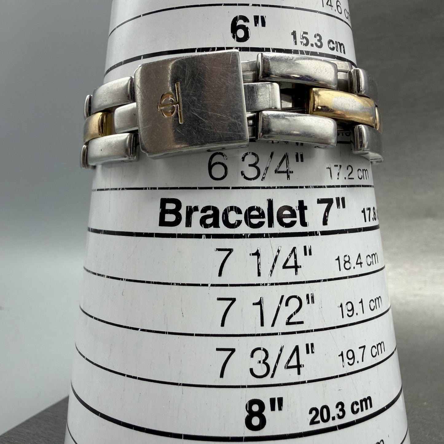 Baume & Mercier Linea Watch Women 24mm Gray Dial Two Tone Round 5261 PARTS11