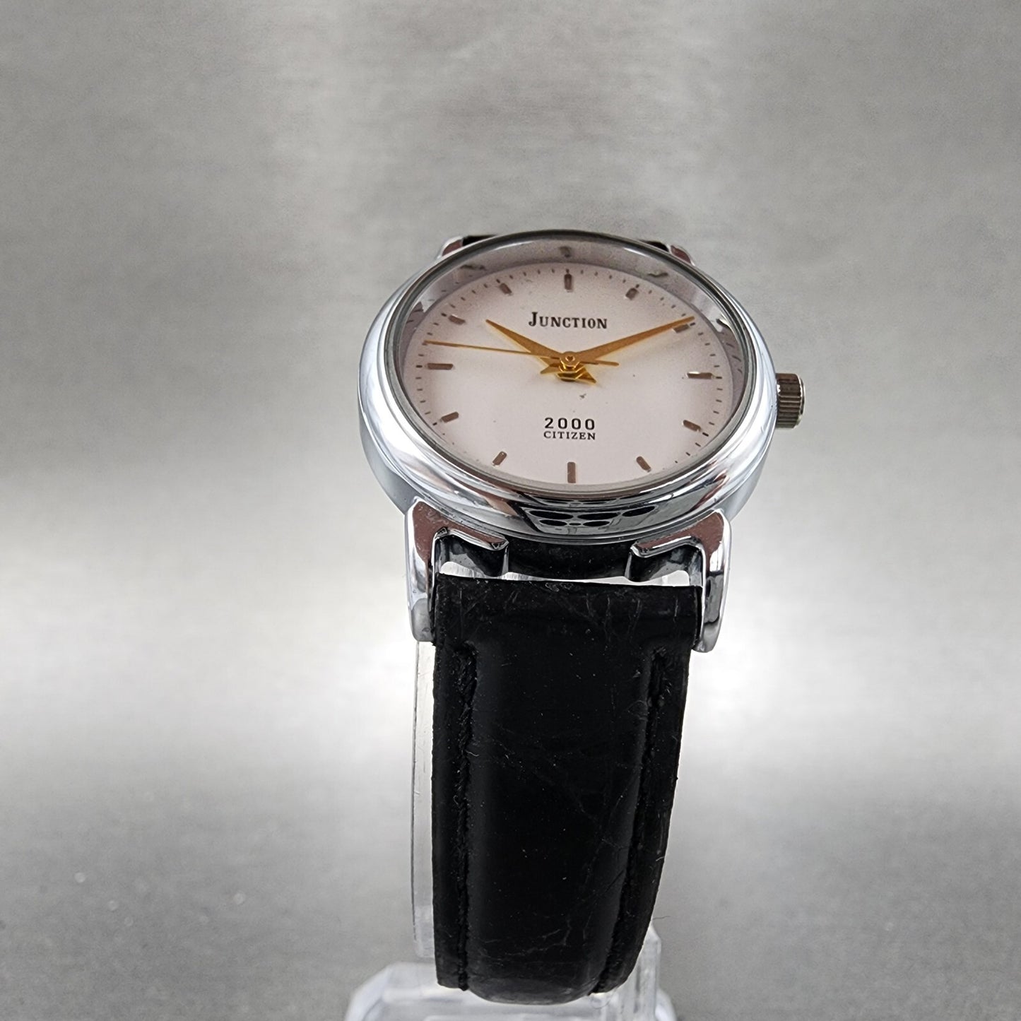 Citizen Junction 2000 Watch Women 26mm White Dial Silver Tone Round New Battery