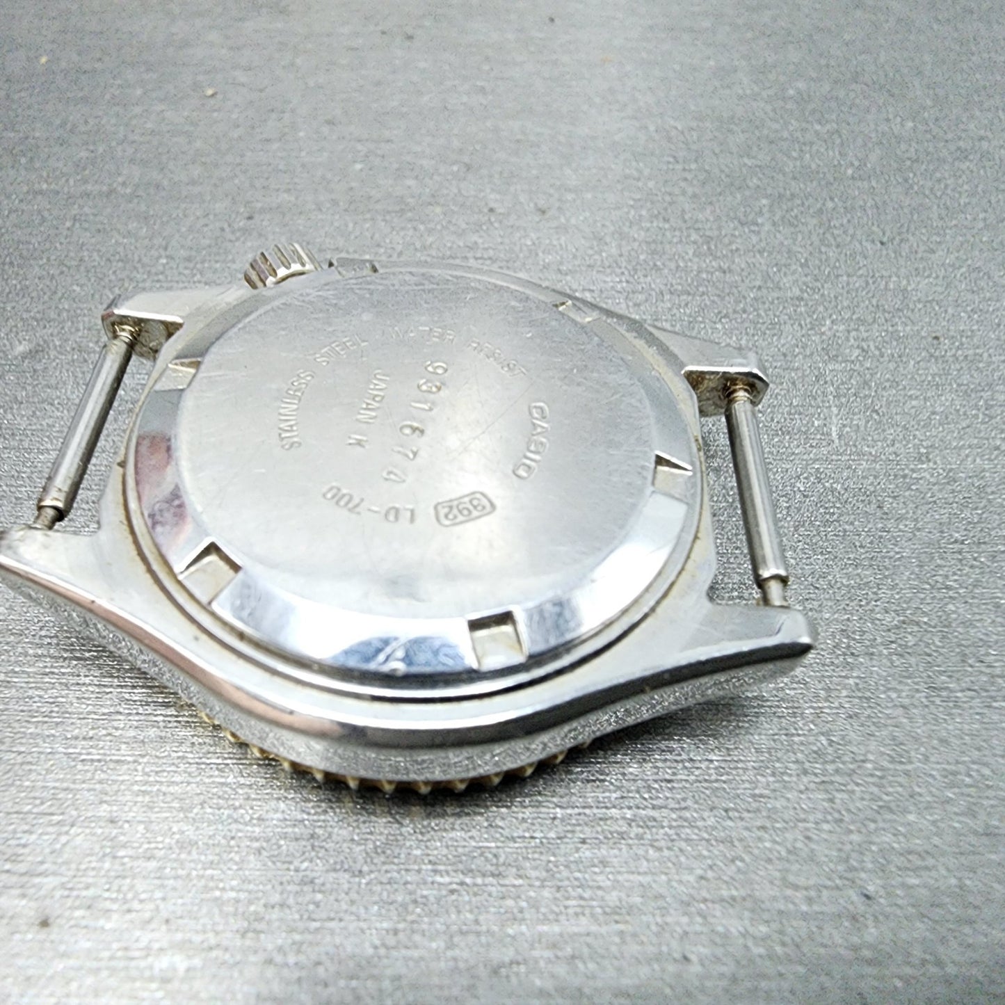 Casio Dive Watch Women 32mm Black Dial Two Tone Date Round LD700 New Battery11