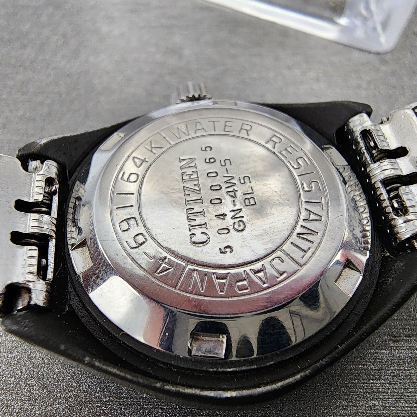 Citizen Automatic 28800 Watch Women 29mm Silver Dial Black Tone 4-691164k Runs