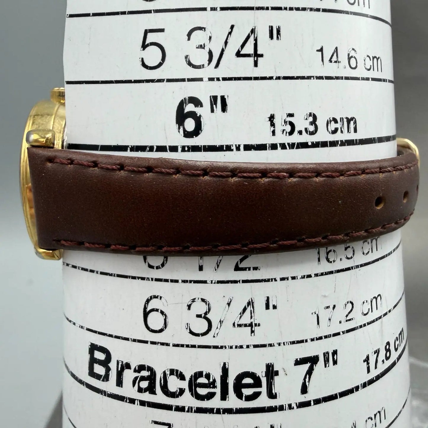Citizen Watch Women 25mm Cream Dial Gold Tone Round 1032-A43671 New Battery ABC10