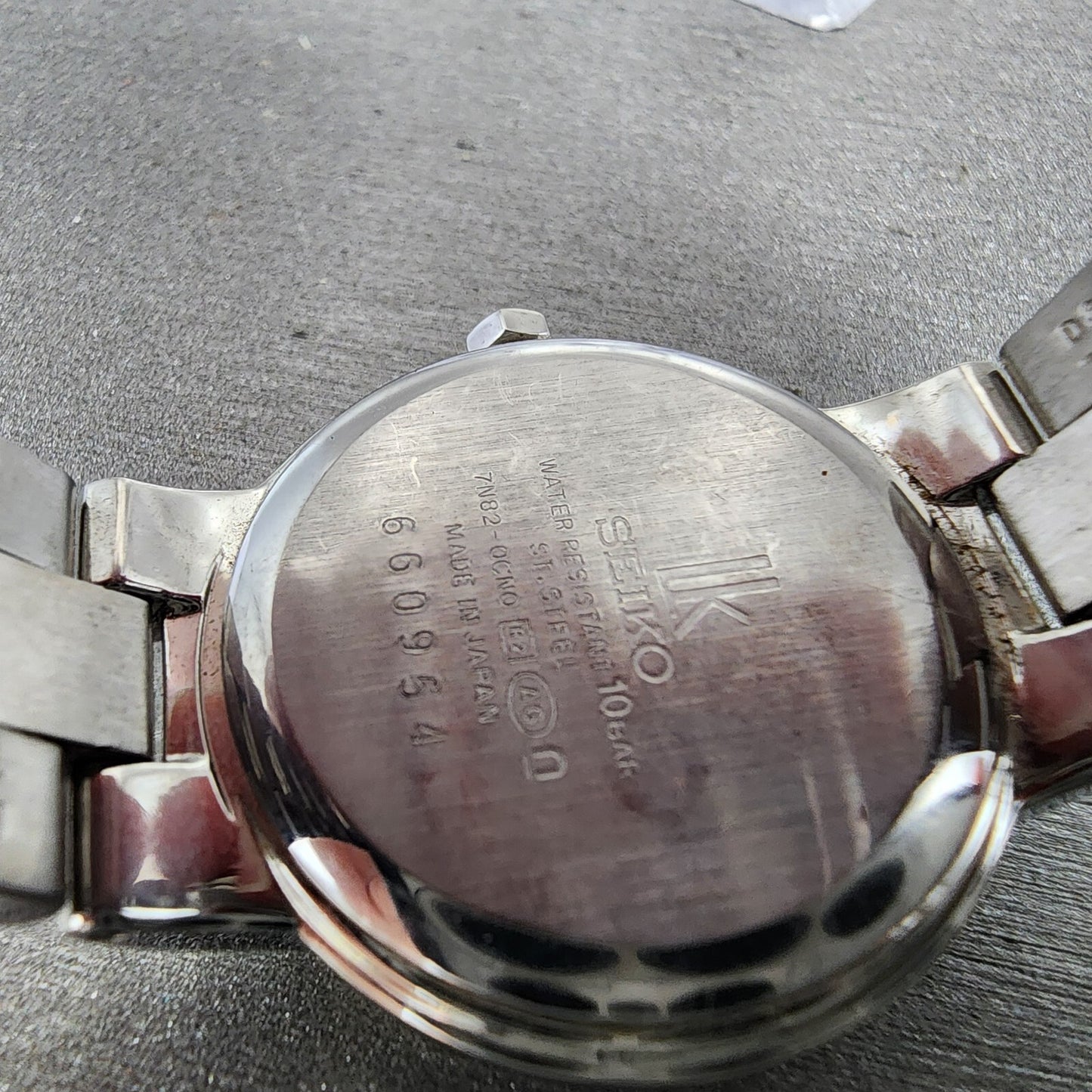 Seiko Lukia Watch Women 26mm Pink Dial Silver Tone Date 7n82-0cn0 New Battery