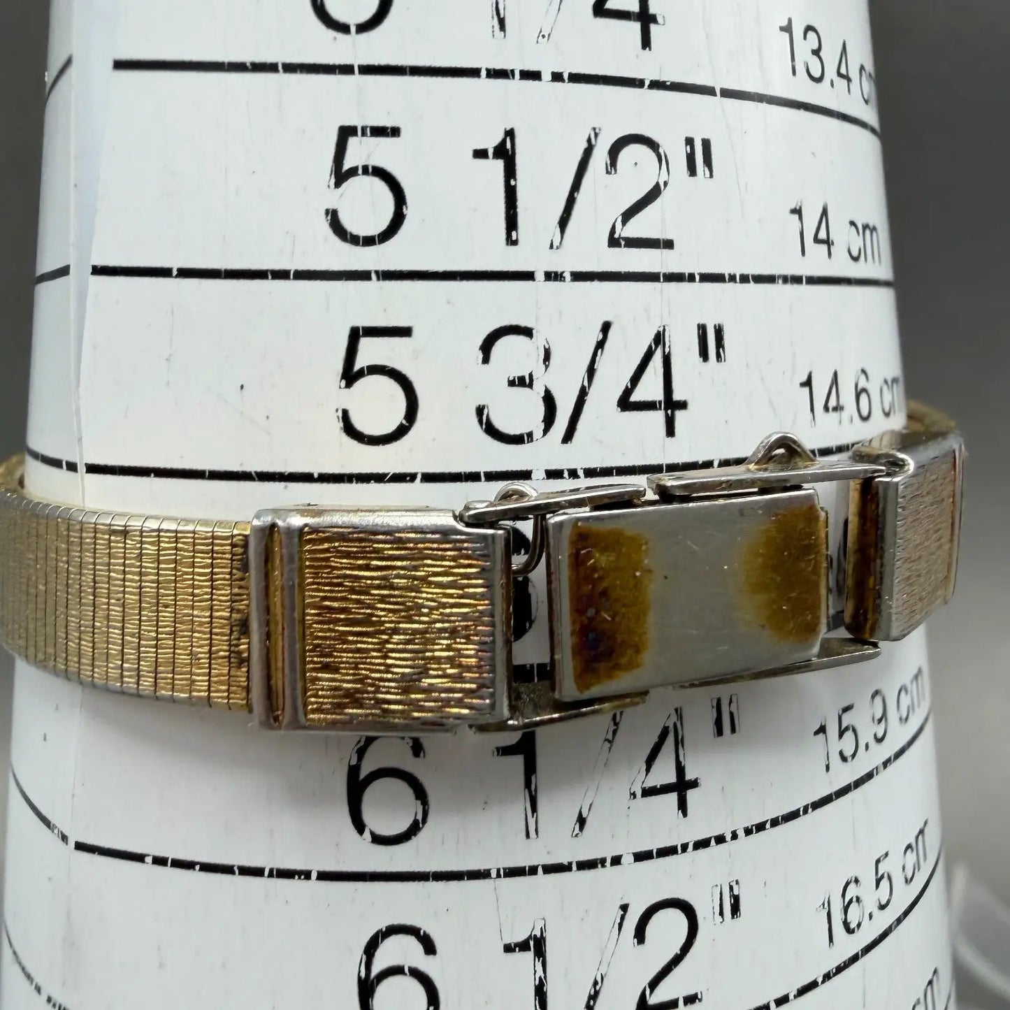 Seiko Watch Women 16mm Brown Dial Gold Tone Oval Vintage 5420-5159 New Battery10
