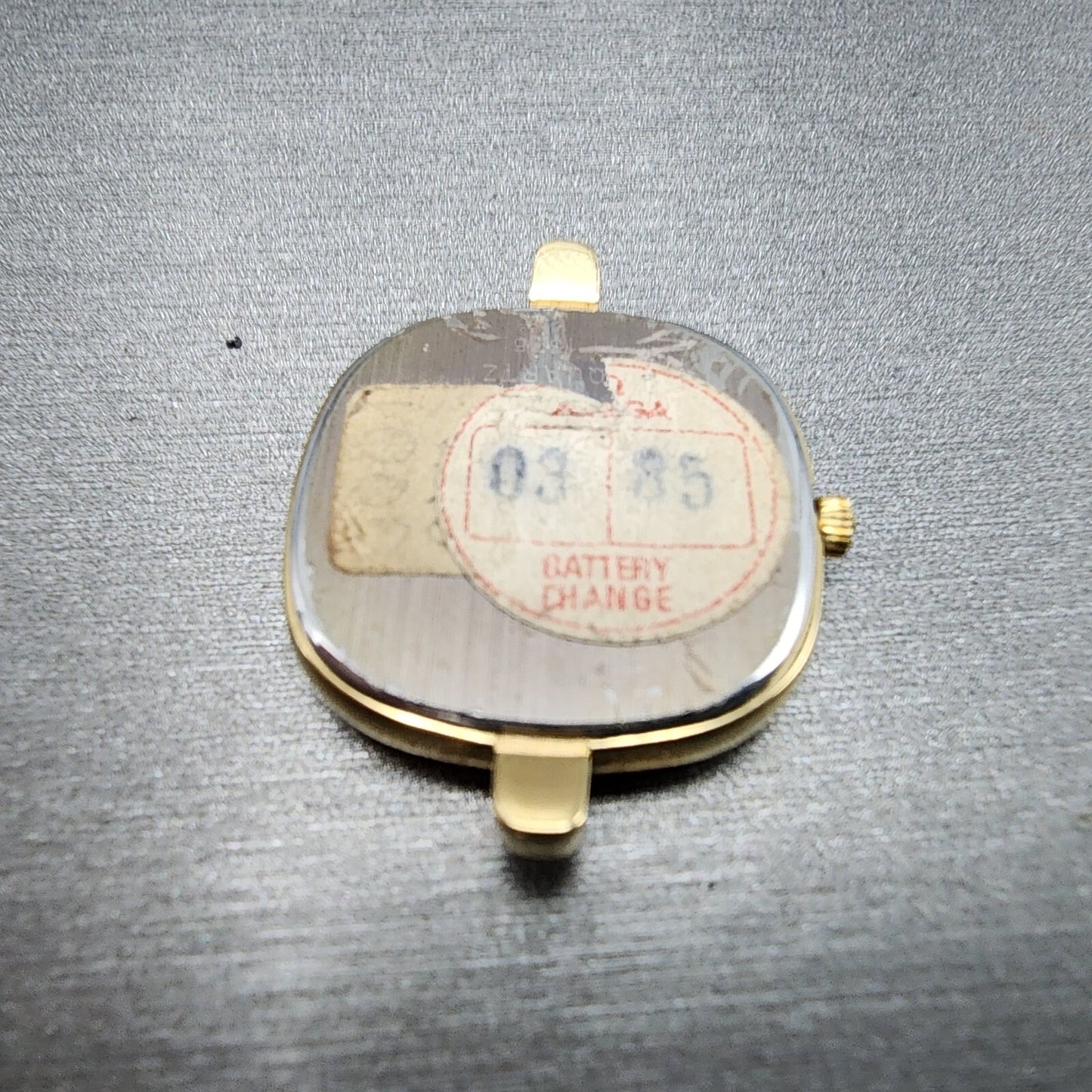 Omega De Ville Watch Women 21mm Gold Dial Gold Plated Cal 1375 591.0276 PARTS
